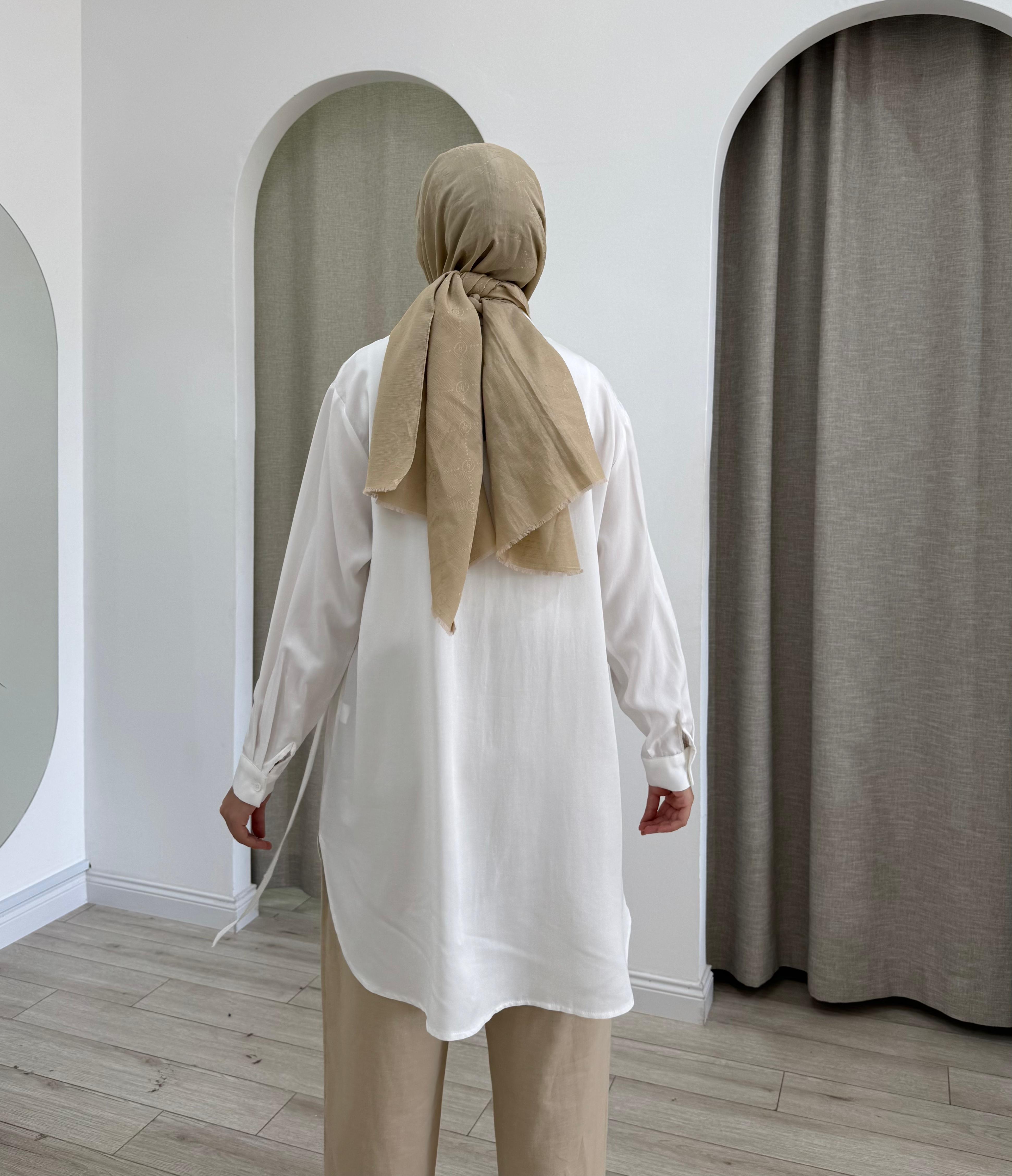 Nurcan Çetin Fırfır Detaylı Gömlek 25206