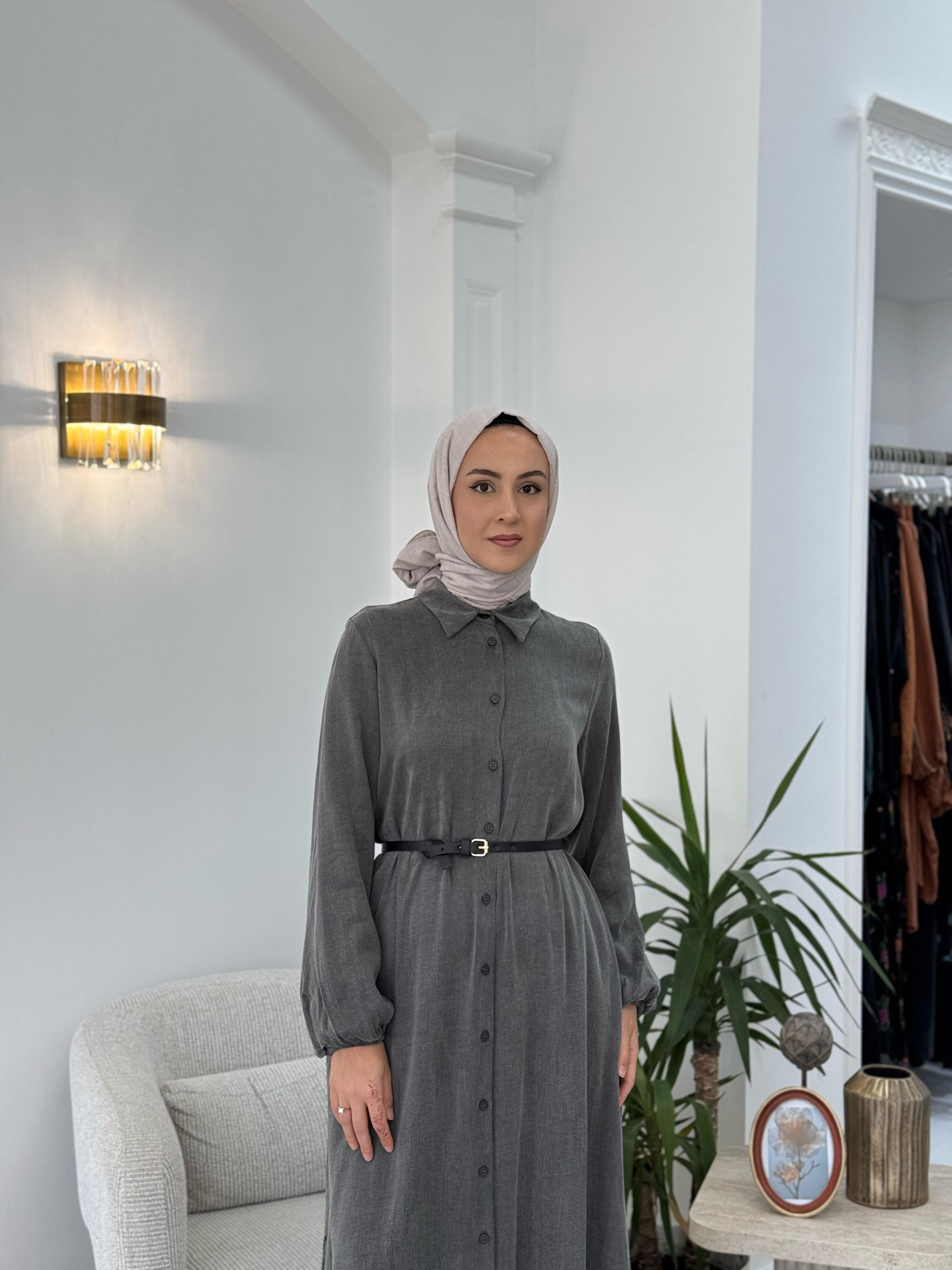 Nurcan Çetin Gömlek Elbise 25153