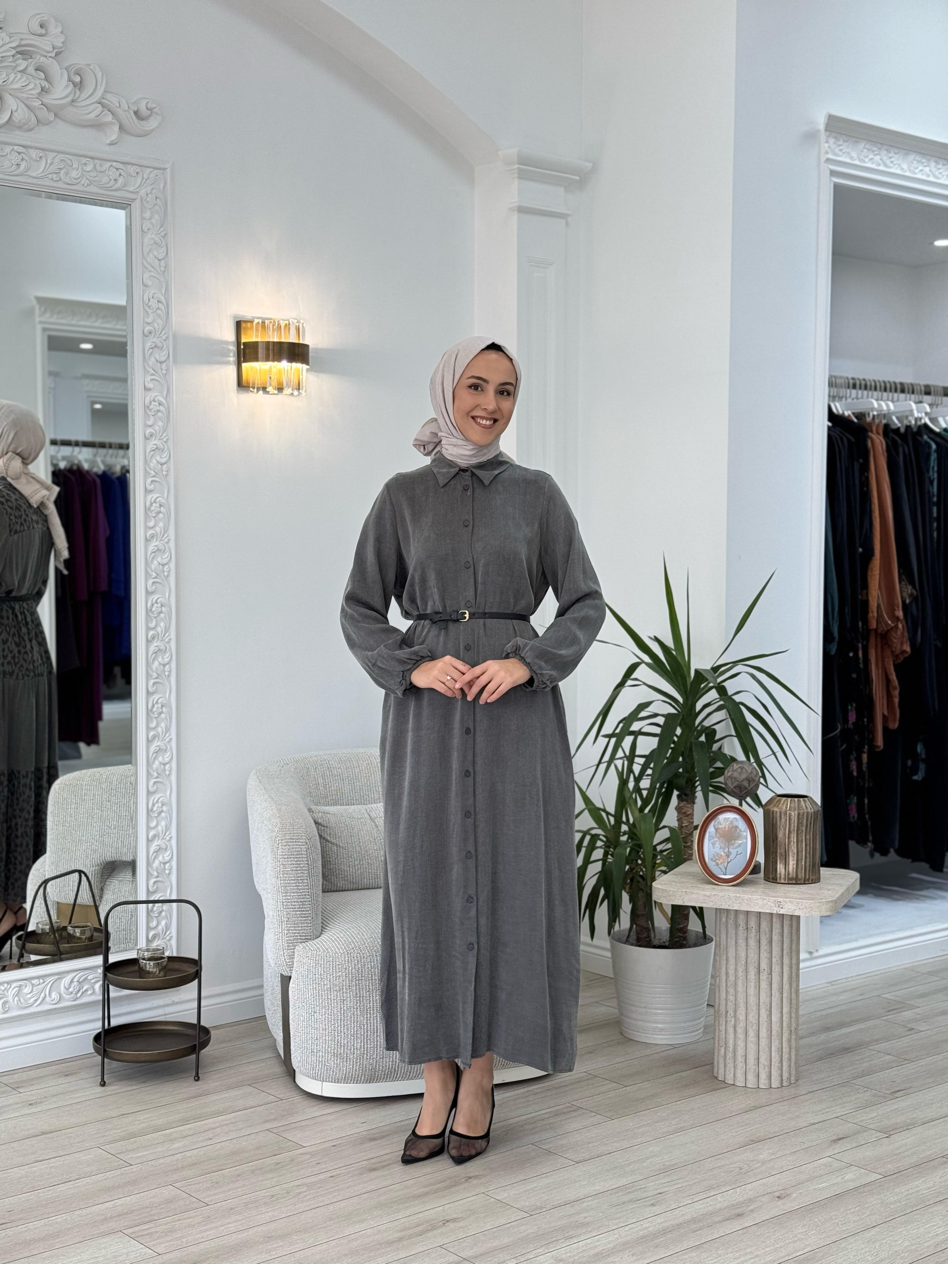 Nurcan Çetin Gömlek Elbise 25153