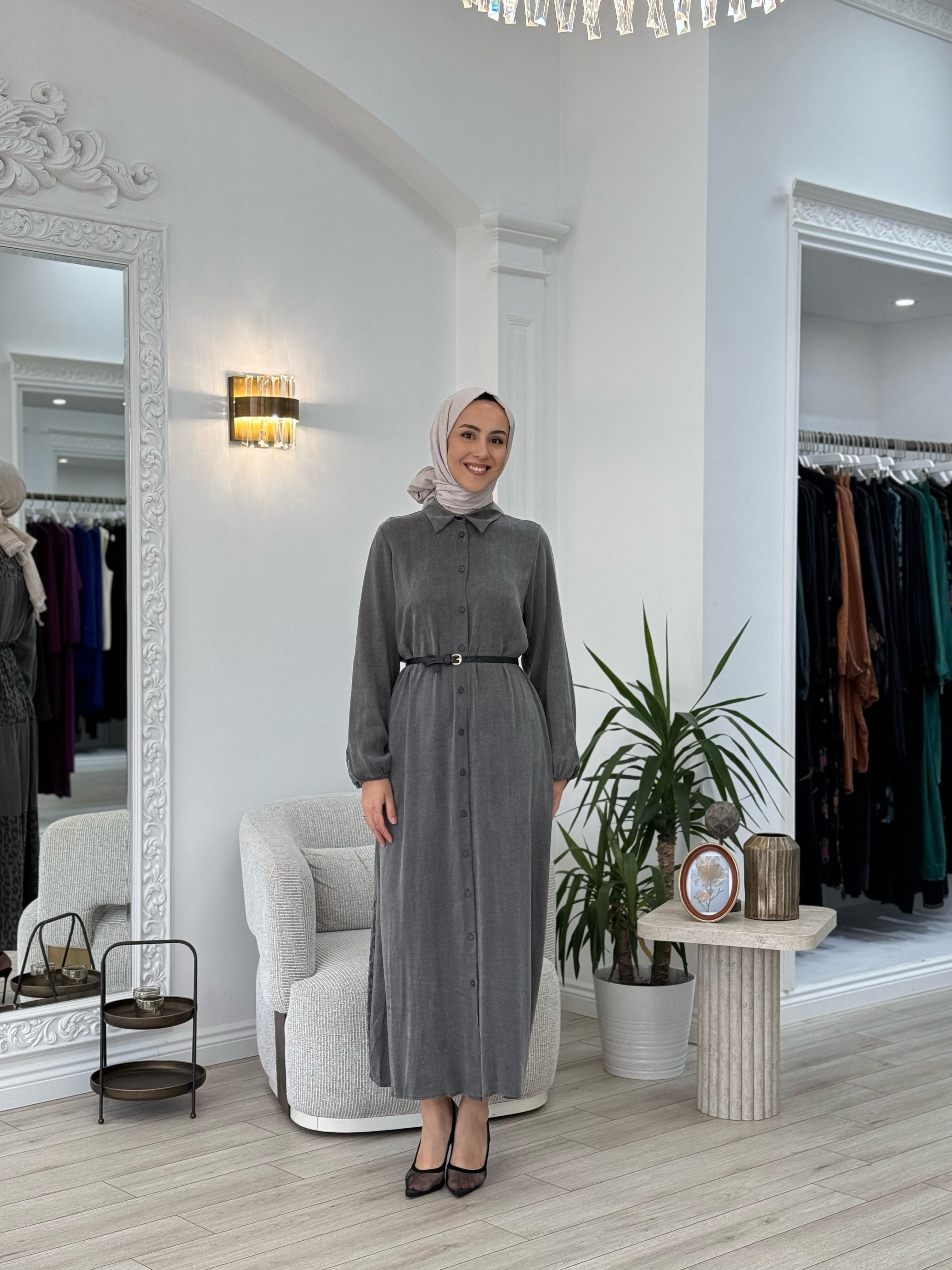Nurcan Çetin Gömlek Elbise 25153