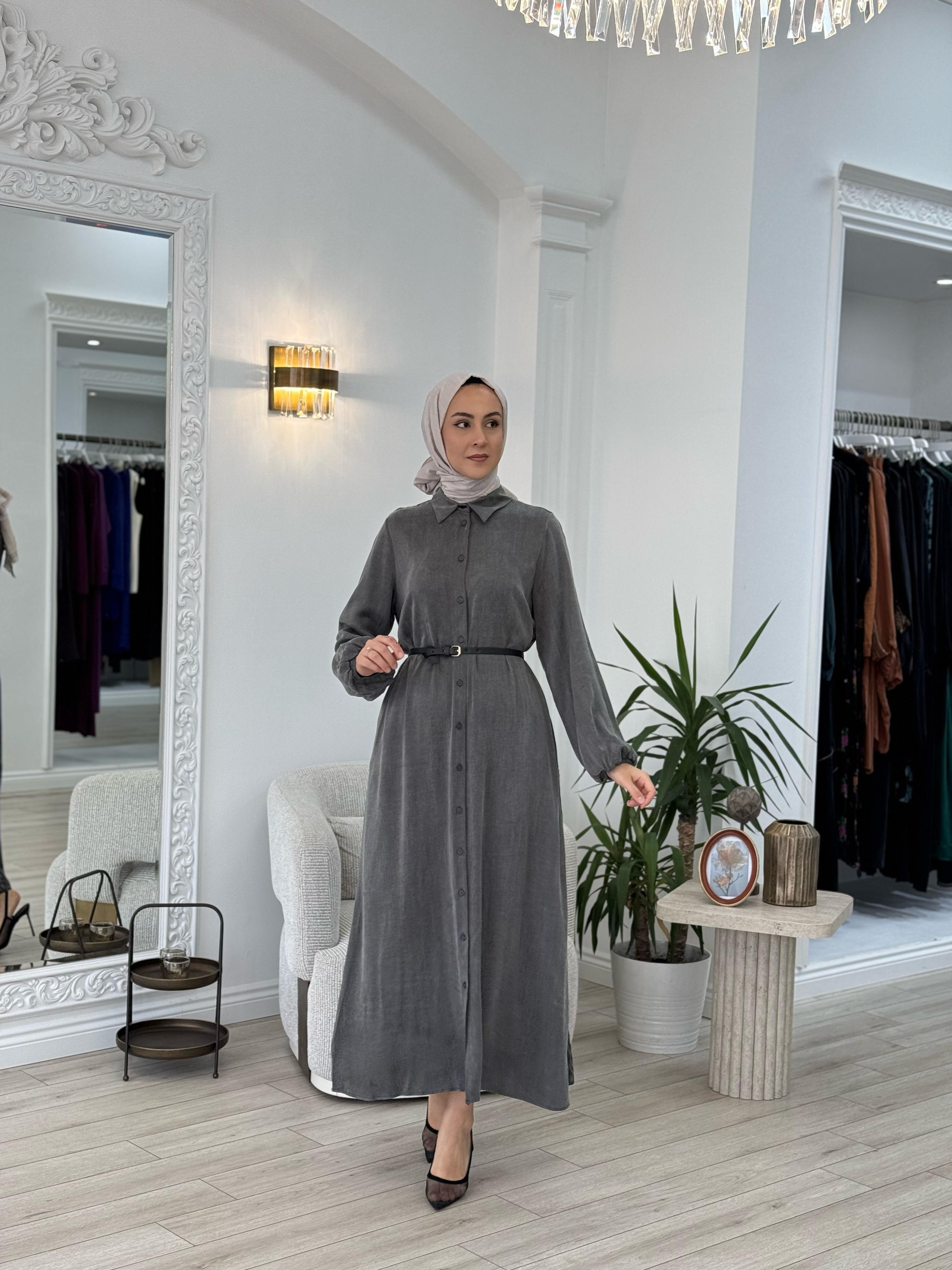 Nurcan Çetin Gömlek Elbise 25153