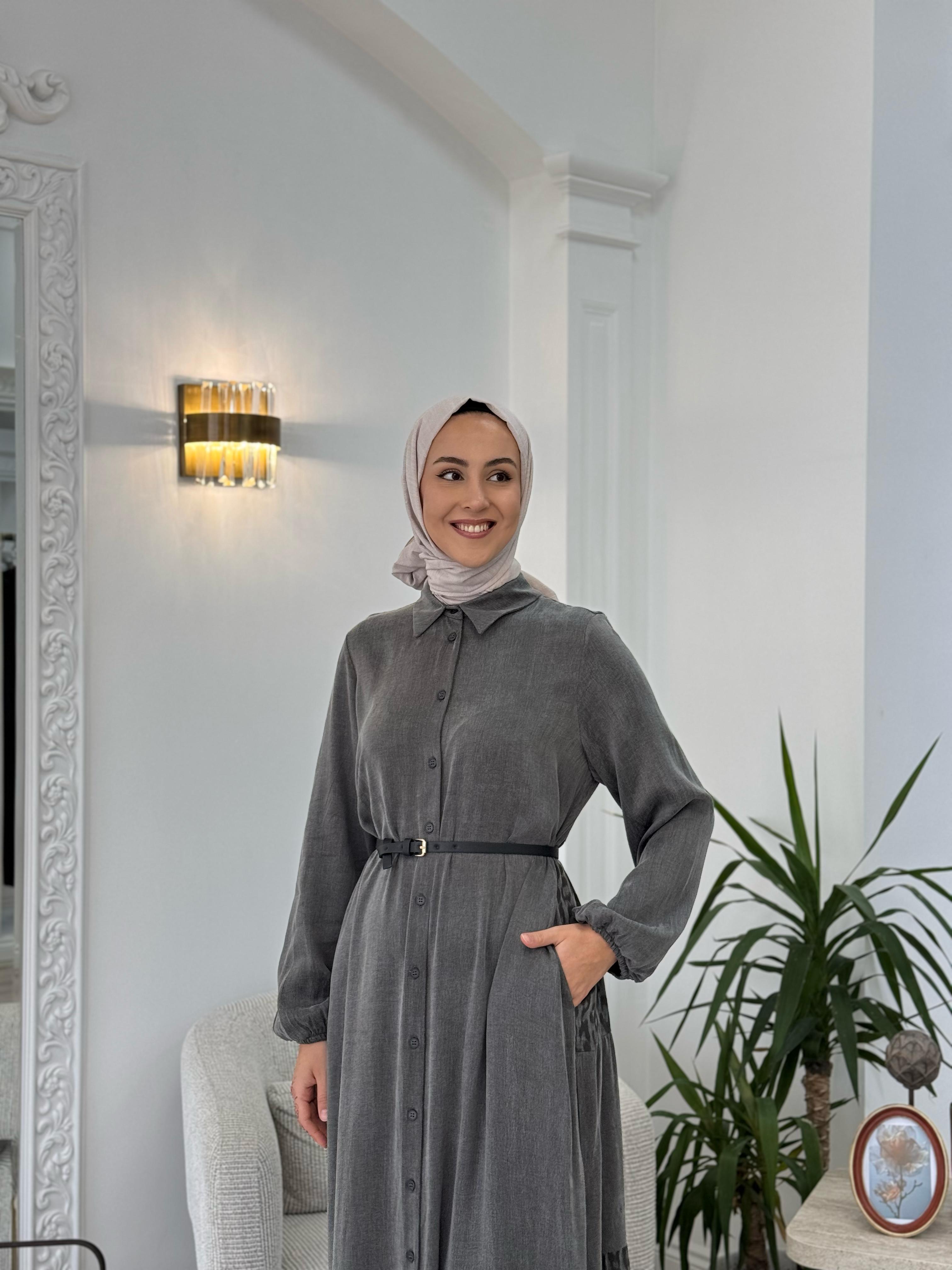 Nurcan Çetin Gömlek Elbise 25153