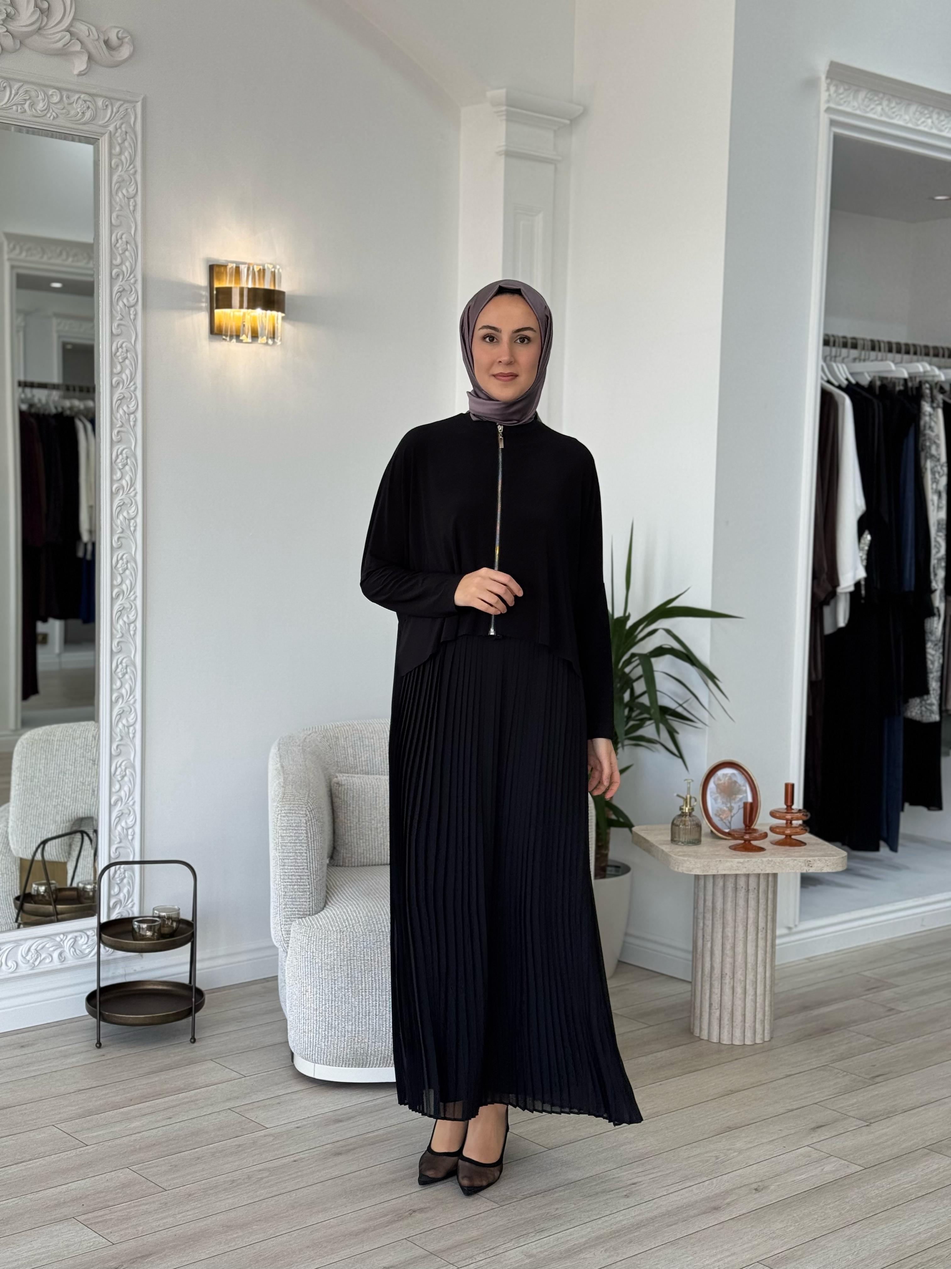 Nurcan Çetin İkili Piliseli Elbise 25132