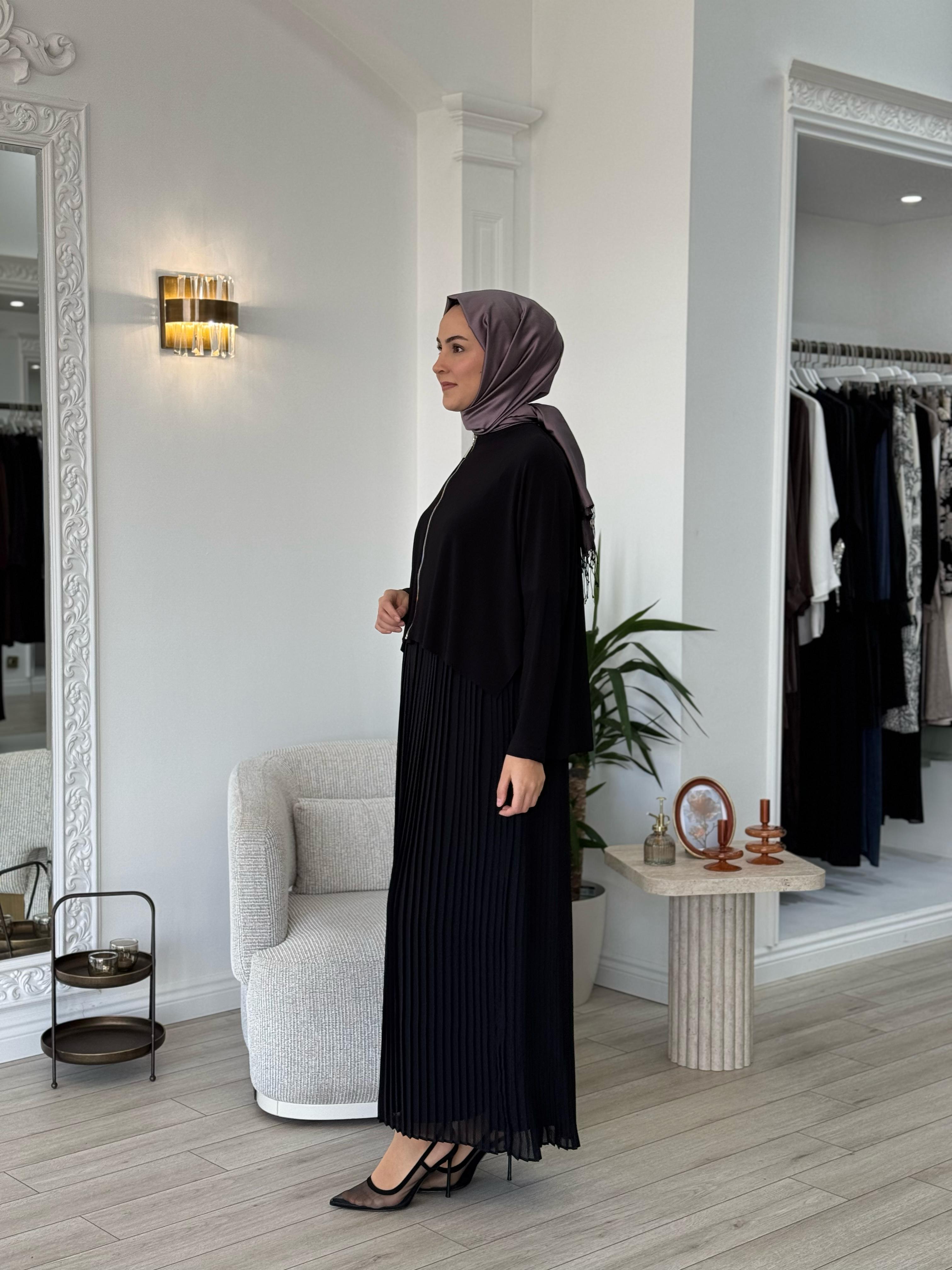 Nurcan Çetin İkili Piliseli Elbise 25132