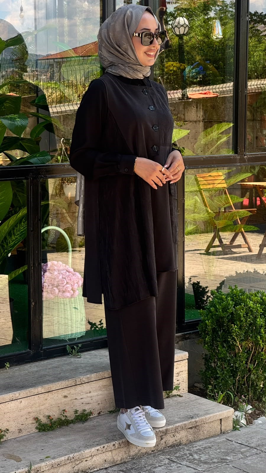 Nurcan Çetin Pantolonlu 3'lü Takım 26609