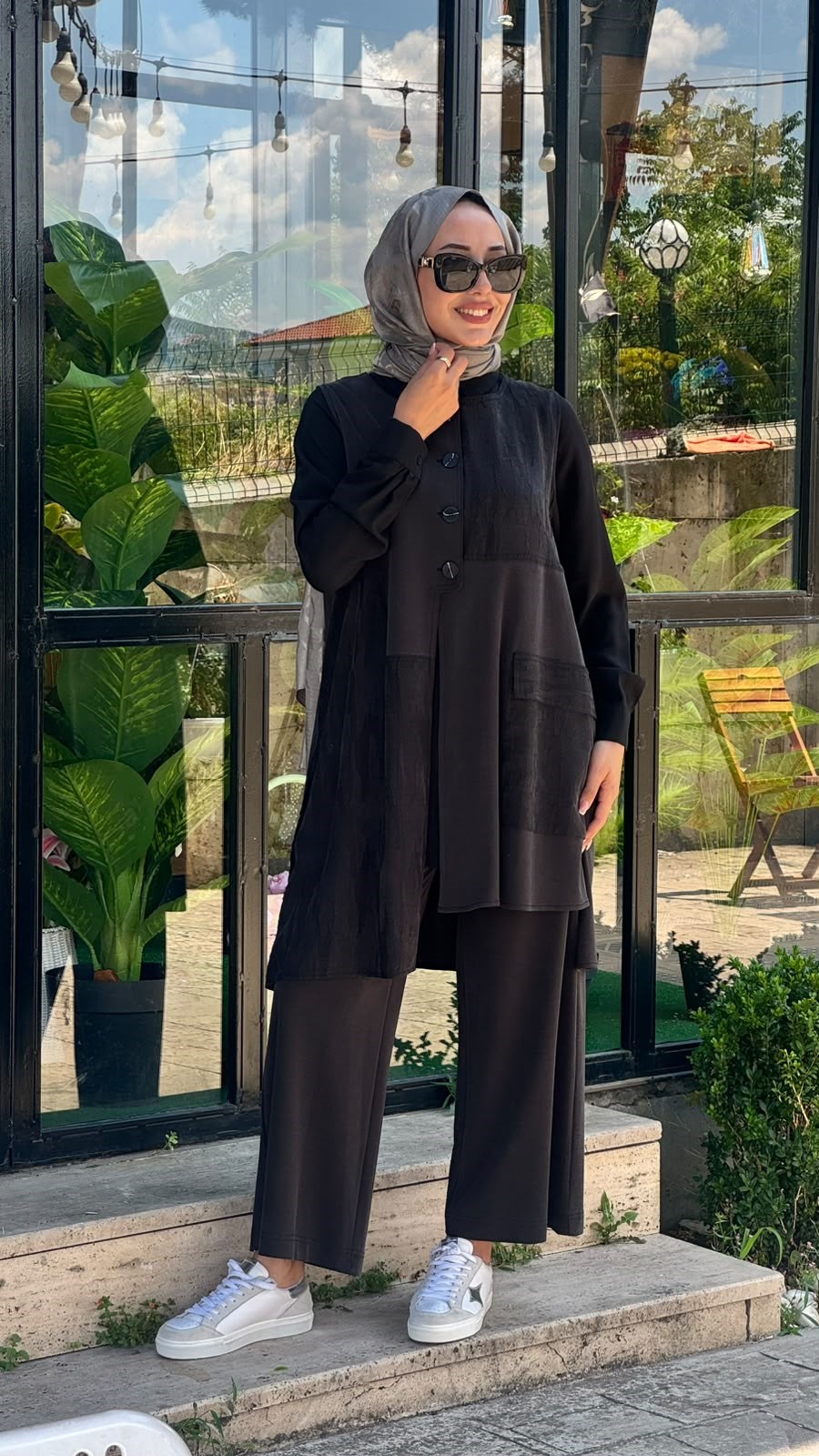 Nurcan Çetin Pantolonlu 3'lü Takım 26609