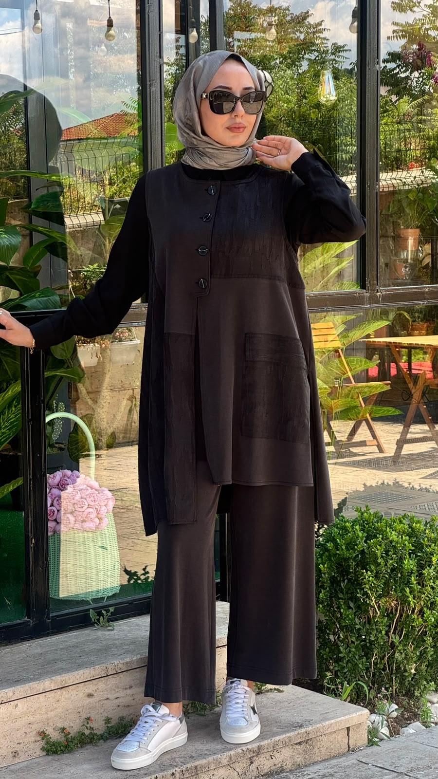 Nurcan Çetin Pantolonlu 3'lü Takım 26609