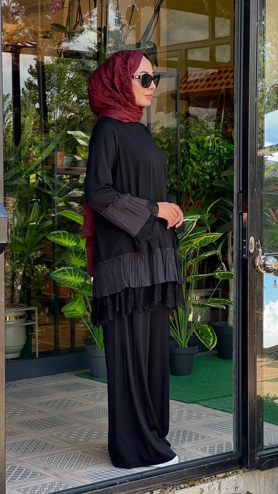 Nurcan Çetin Pantolonlu Takım 26546