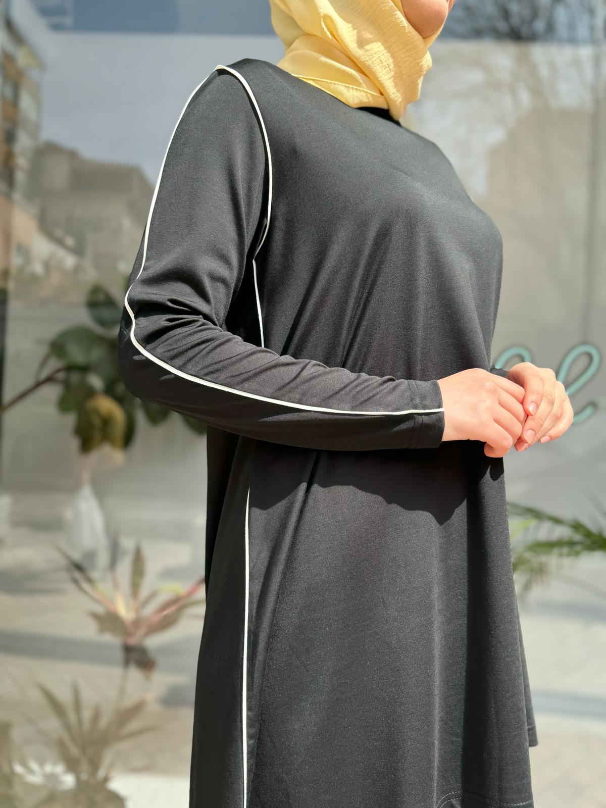 Nurcan Çetin Pantolonlu Tunik Takım Siyah 24457