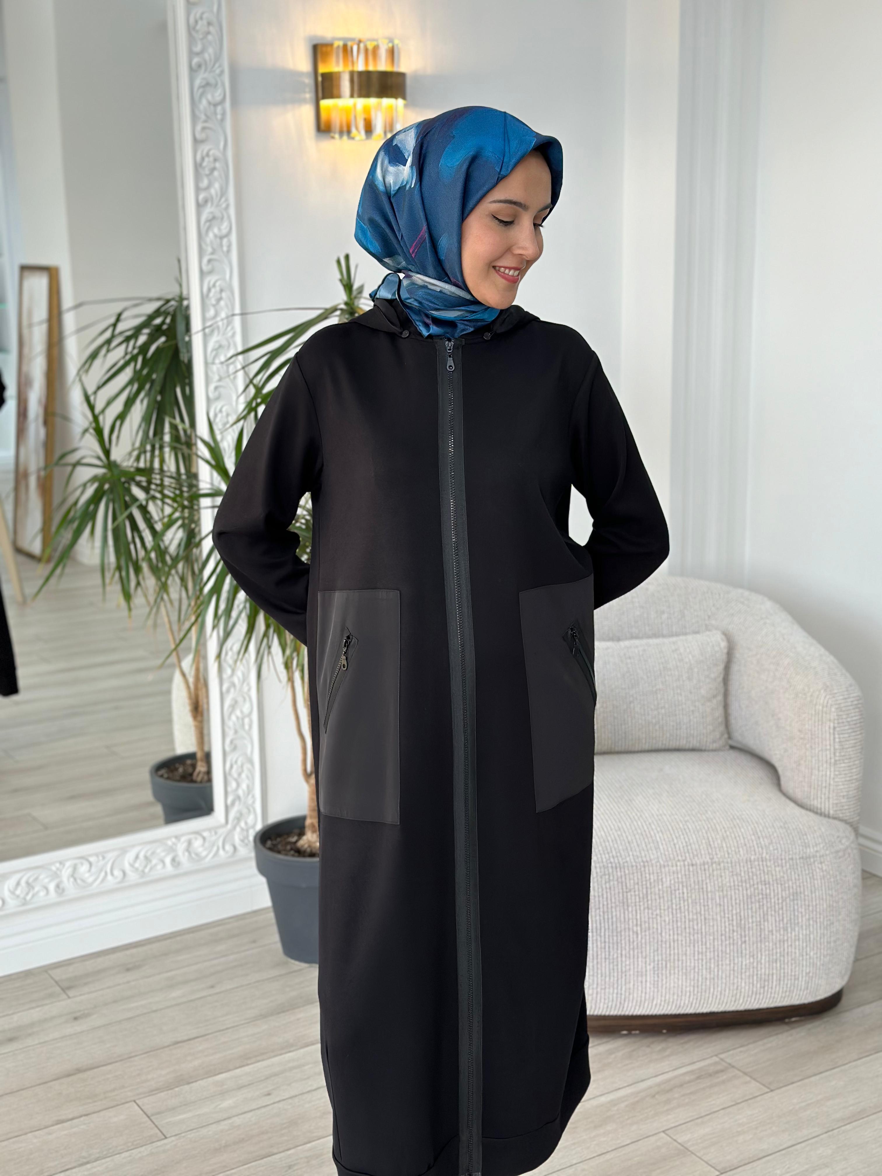 Nurcan Çetin Paraşüt Detaylı Ferace 16921