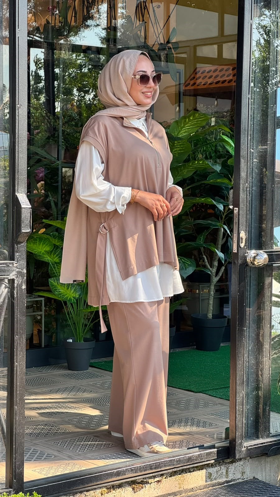 Nurcan Çetin Sportif Pantolonlu Takım 26613 