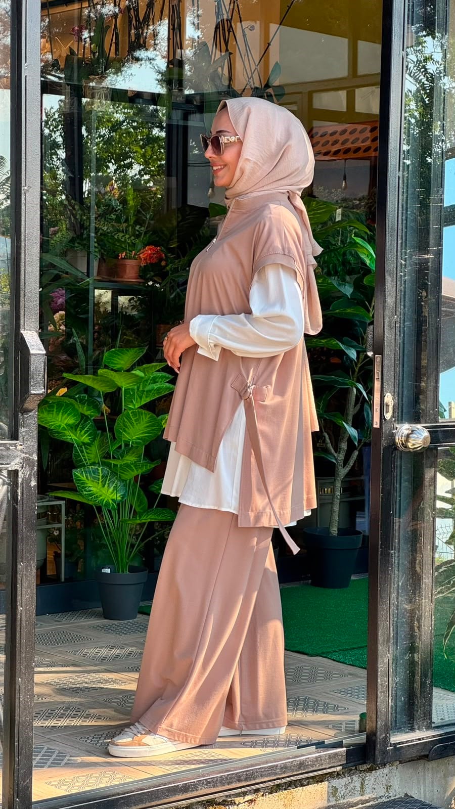 Nurcan Çetin Sportif Pantolonlu Takım 26613 