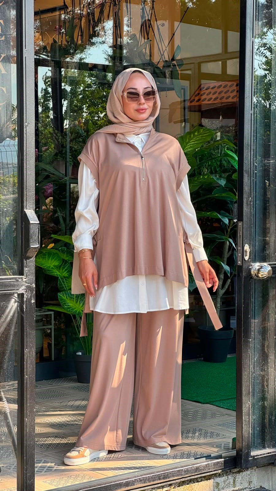 Nurcan Çetin Sportif Pantolonlu Takım 26613 