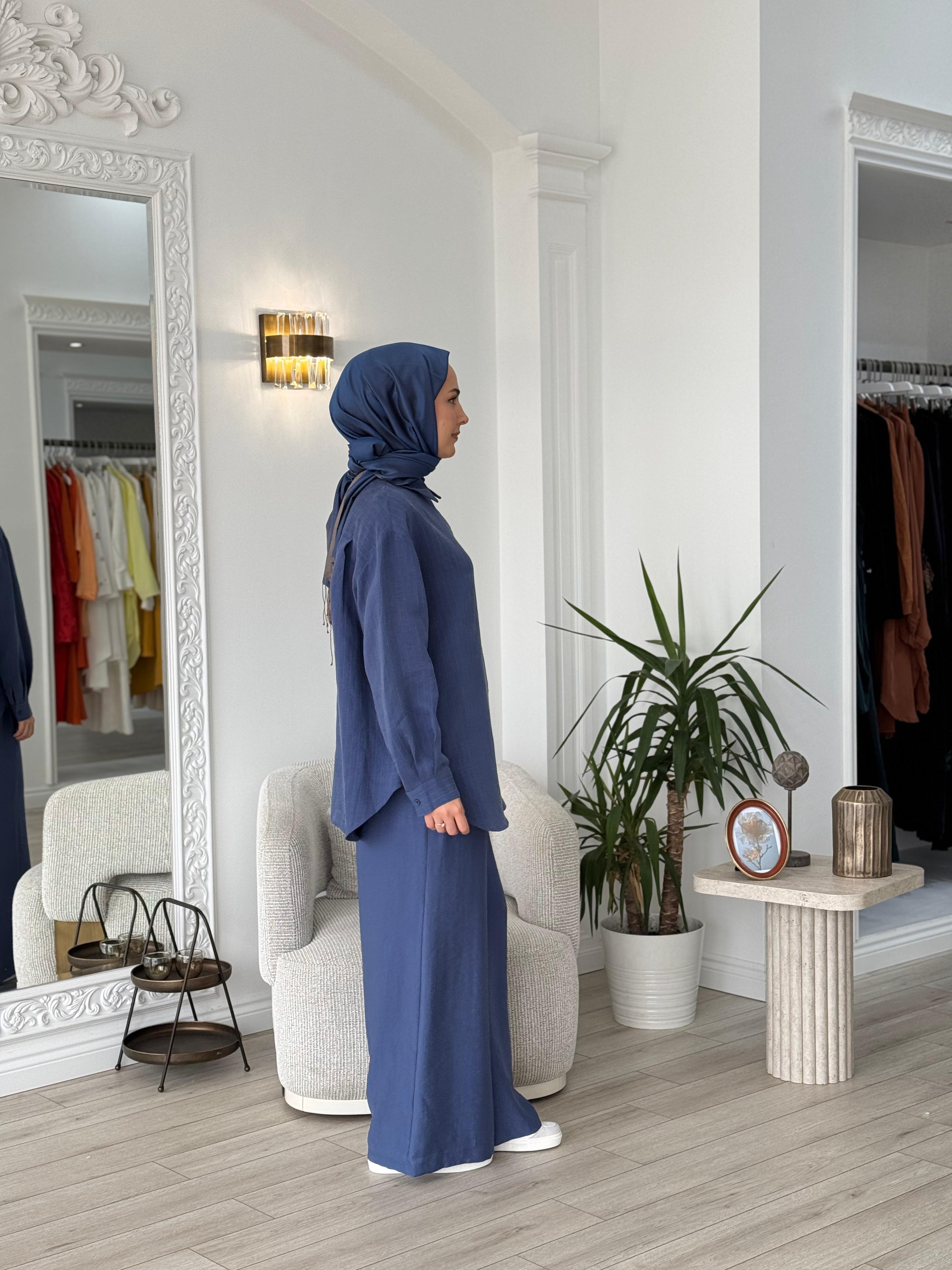 Nurcan Çetin Takım İndigo 25448