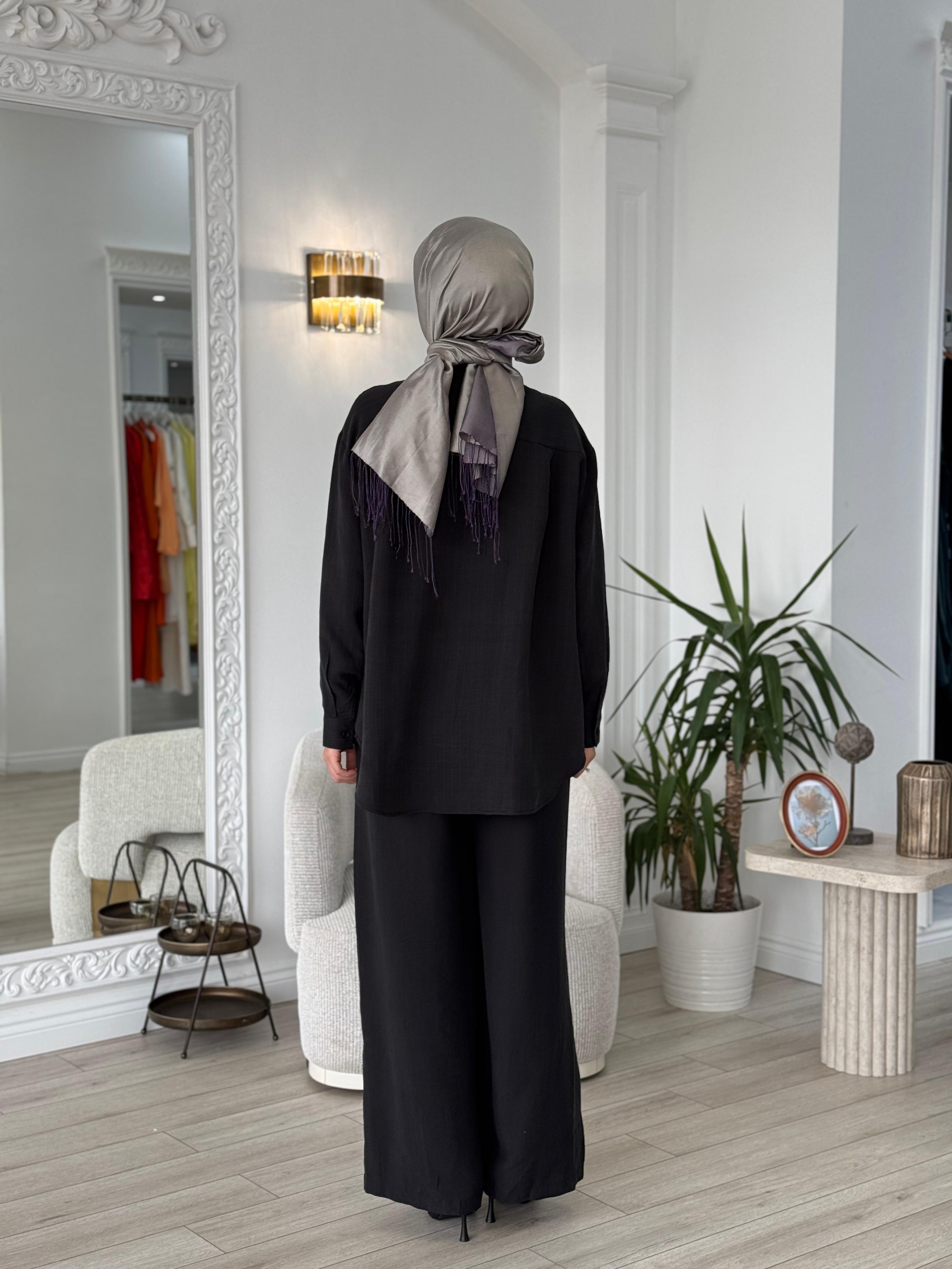 Nurcan Çetin Takım Siyah 25448