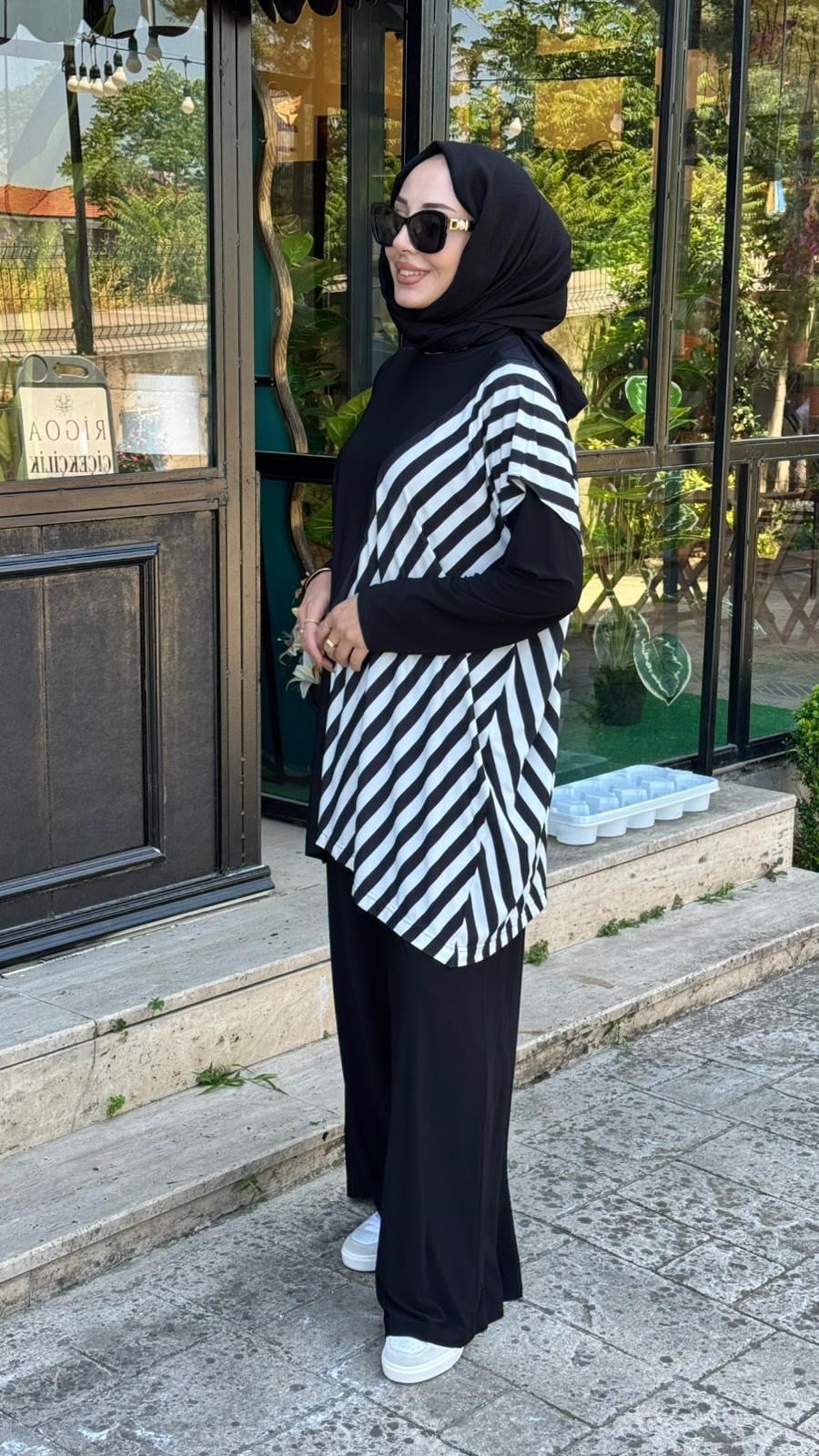 Nurcan Çetin Üçlü Sportif Pantolonlu Takım 26617