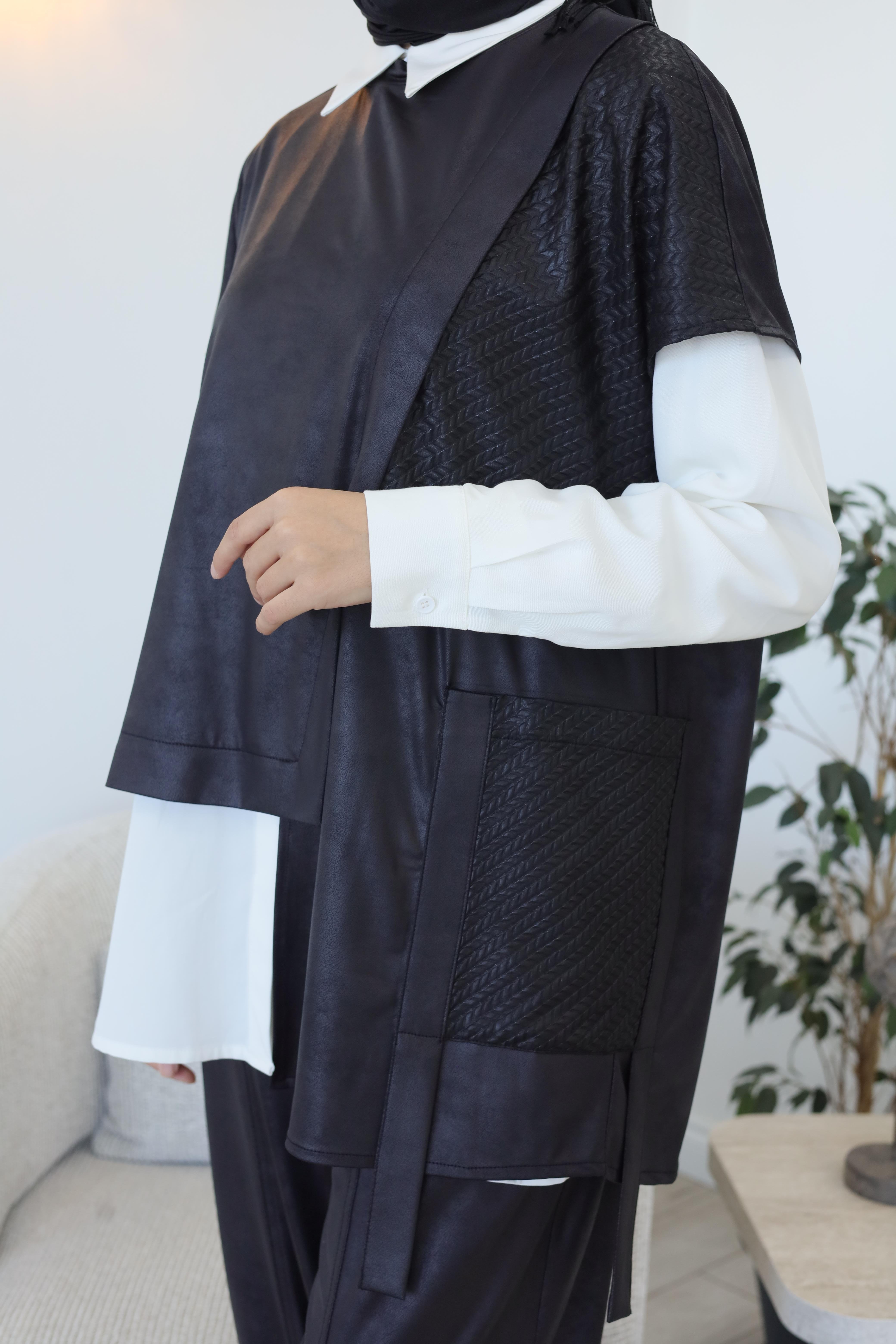 Nurcan Çetin Üçlü Takım Siyah 25630