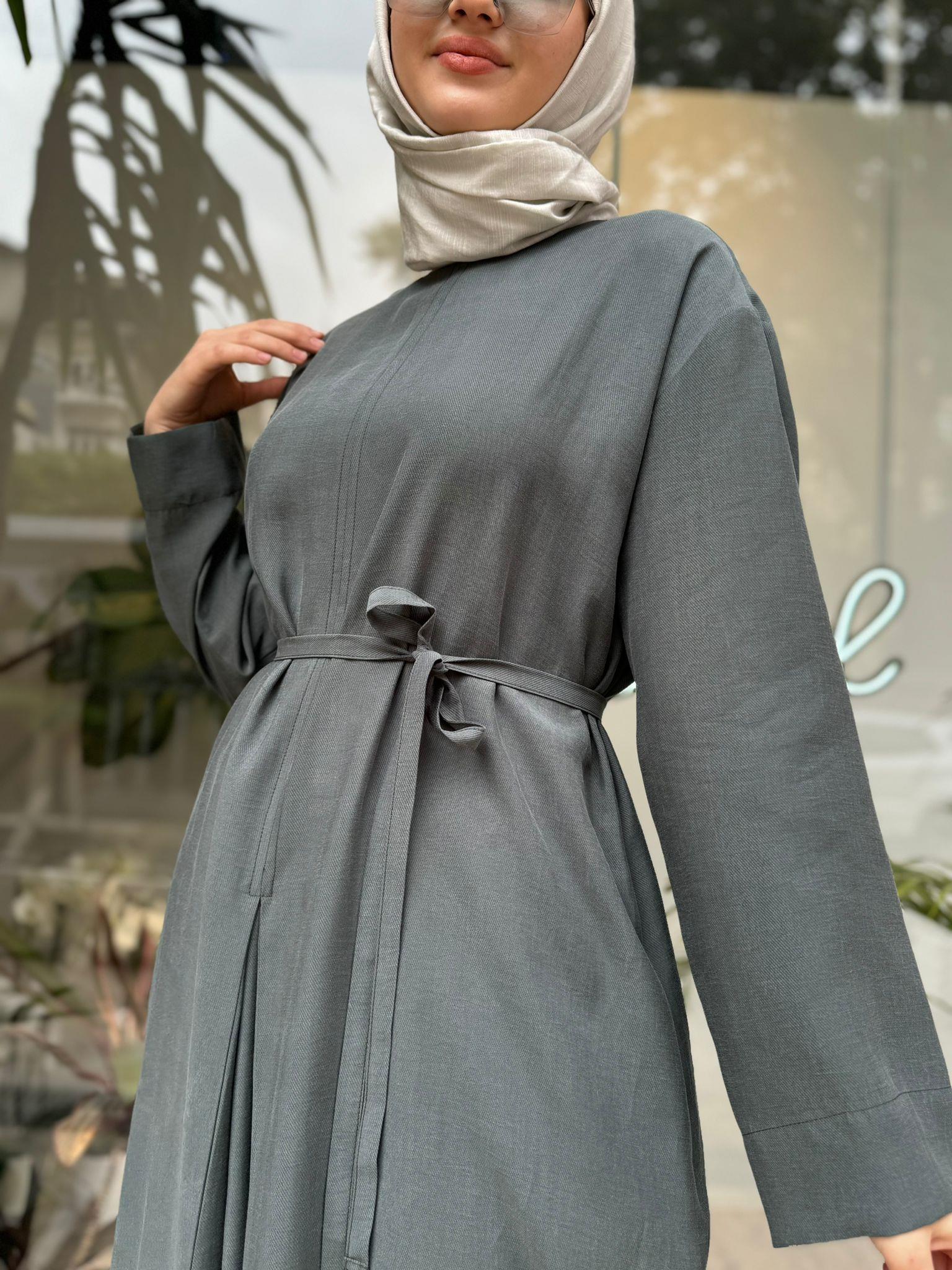 QOOQ Apili Elbise Yeşil 24ss405