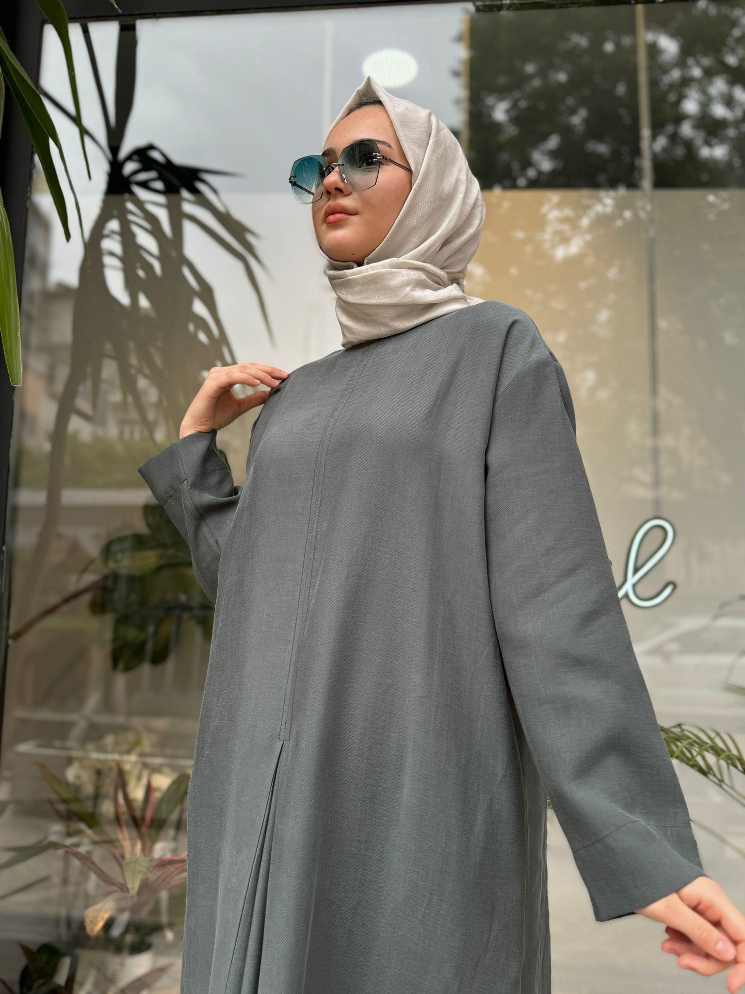 QOOQ Apili Elbise Yeşil 24ss405