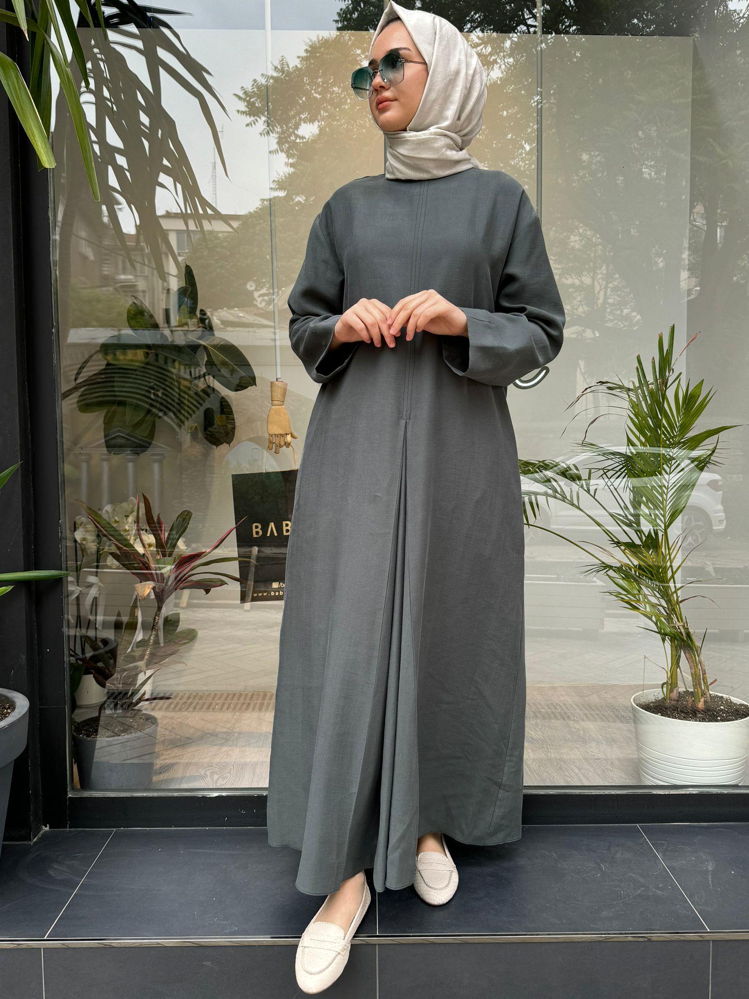 QOOQ Apili Elbise Yeşil 24ss405