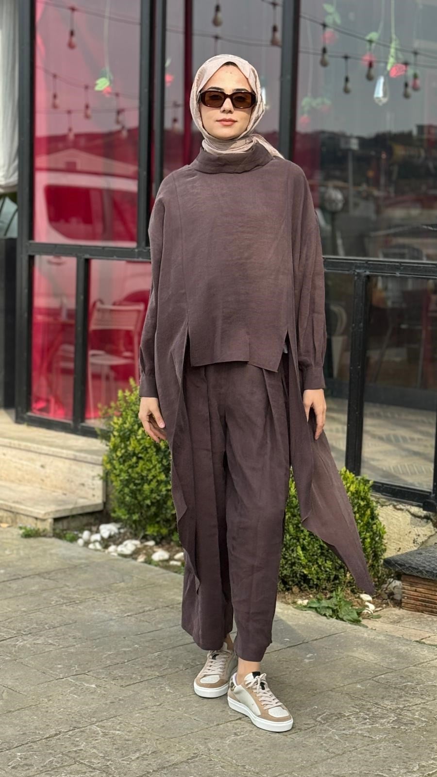 QooQ Axis Bluz Pantolon Takım 26ss221