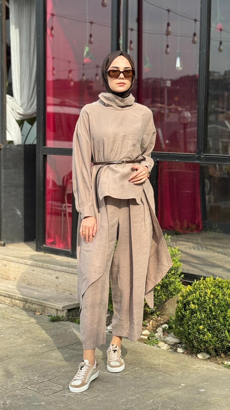 QooQ Axis Bluz Pantolon Takım 26ss221