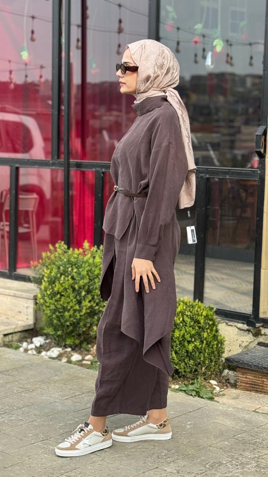 QooQ Axis Bluz Pantolon Takım 26ss221