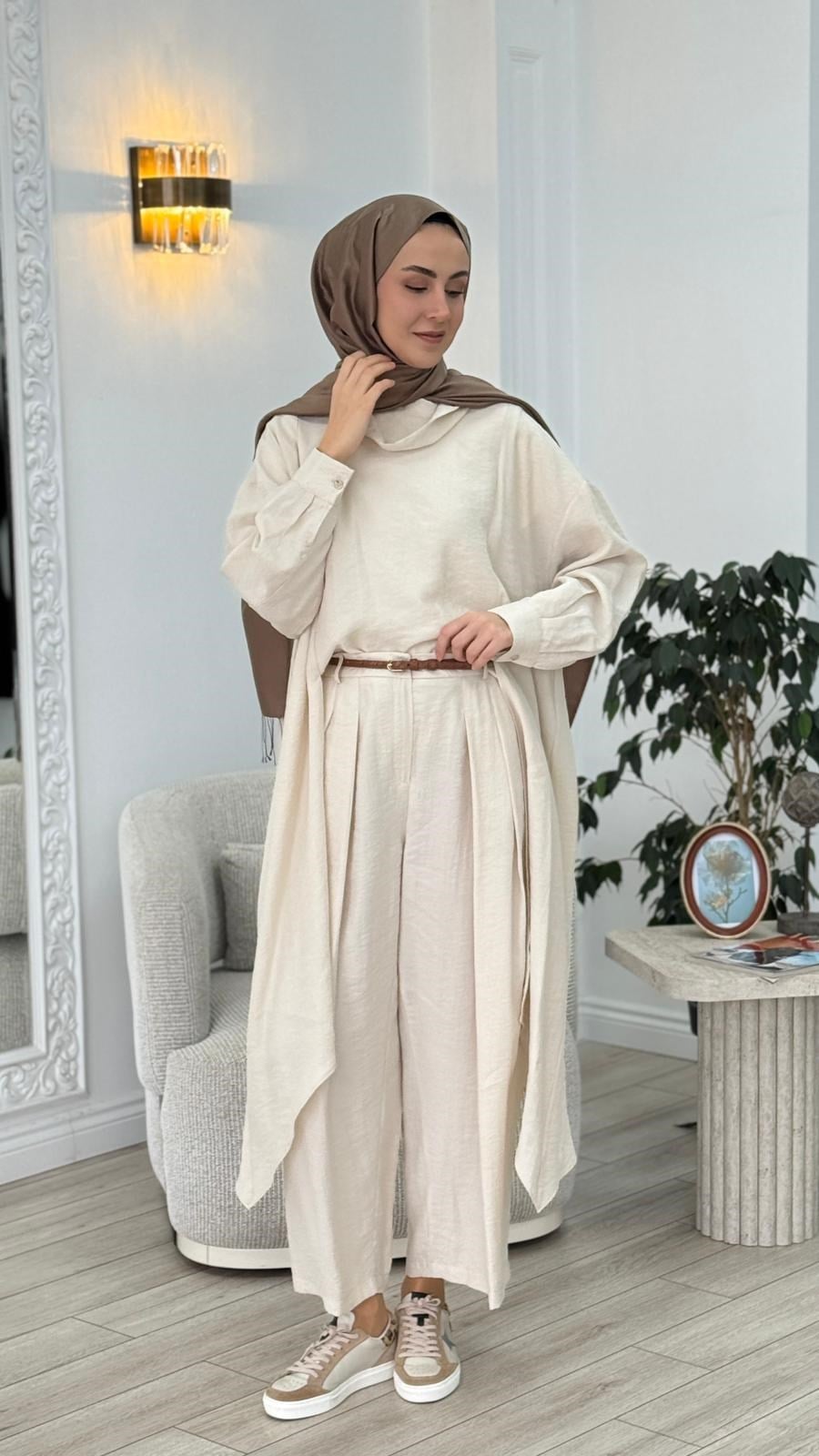 QooQ Axis Bluz Pantolon Takım 26ss221