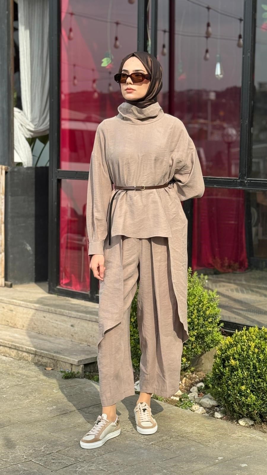 QooQ Axis Bluz Pantolon Takım 26ss221