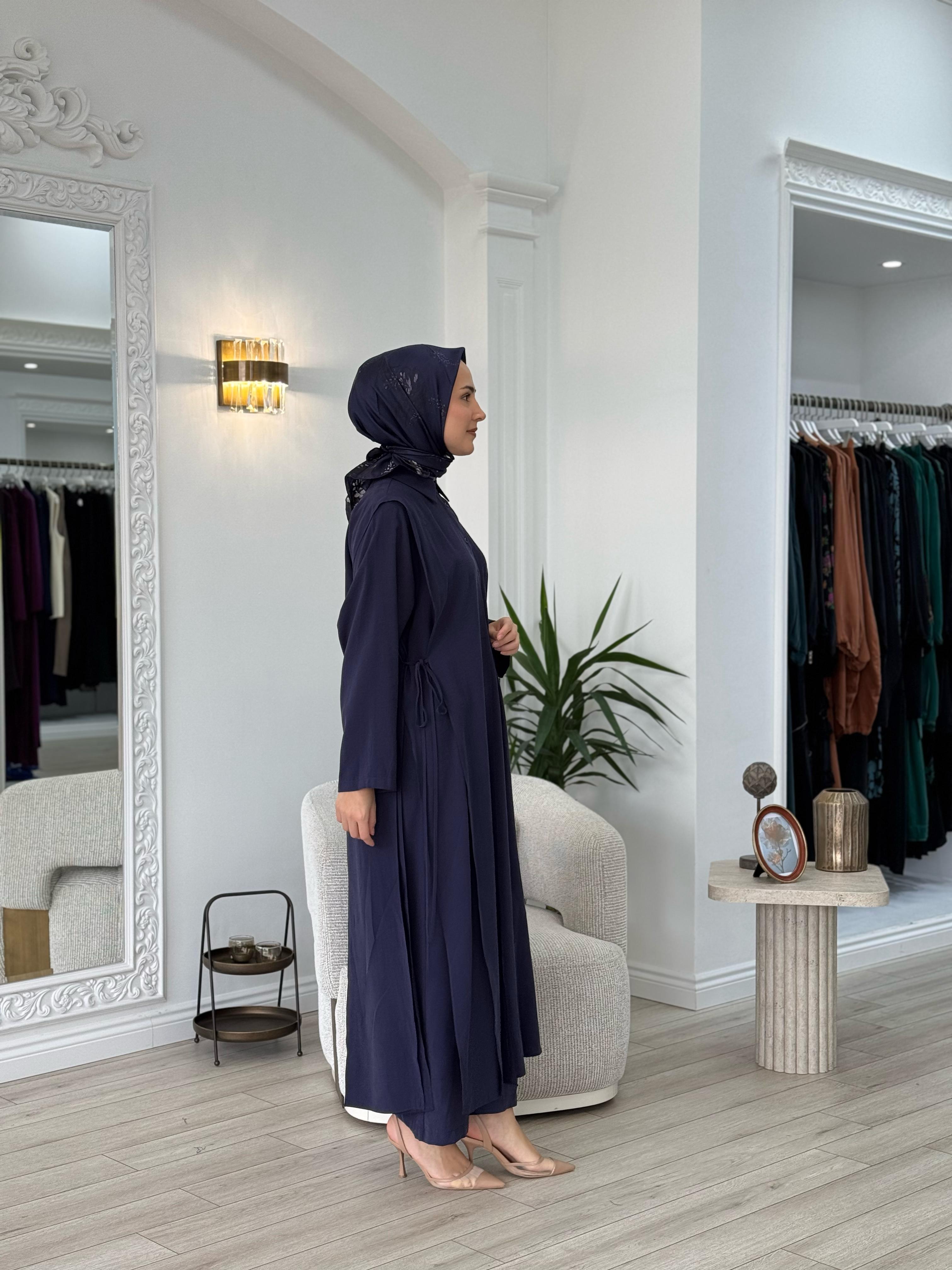 QOOQ Azure Gömlek Lacivert 25ss218