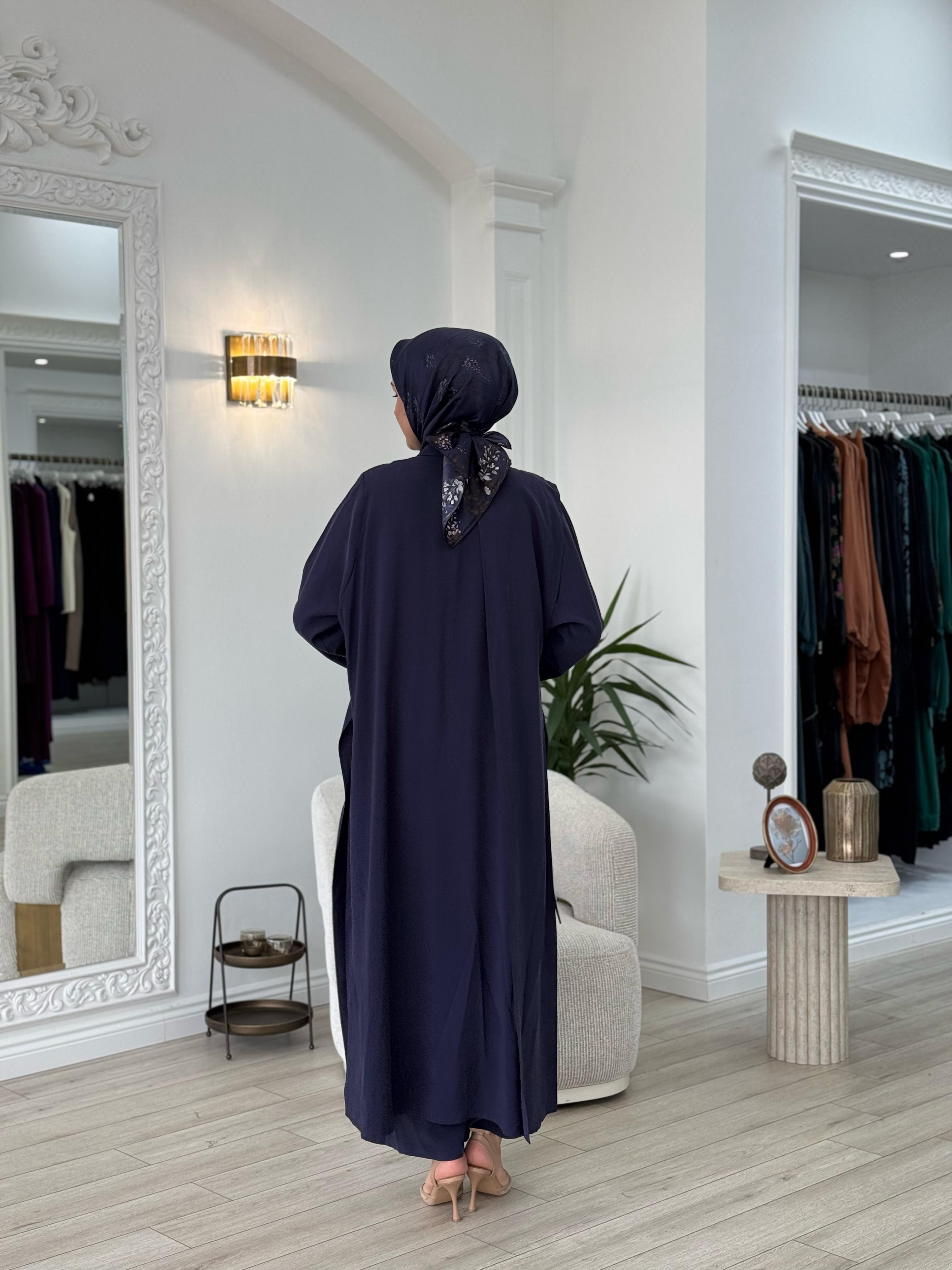 QOOQ Azure Gömlek Lacivert 25ss218