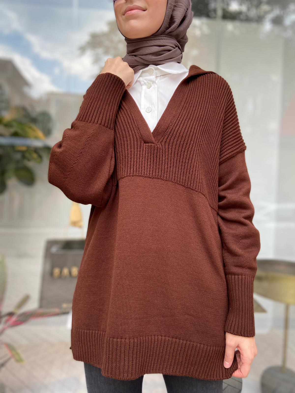 Qooq Bob Kahve Kazak 24FW201