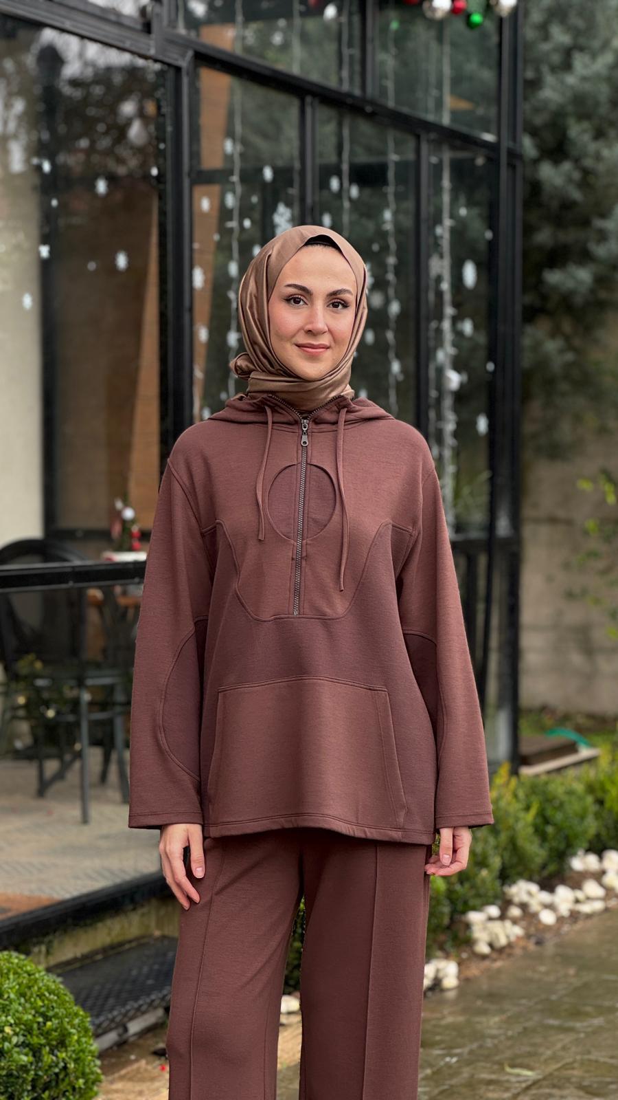 QOOQ Bordo Sweat 26fw207