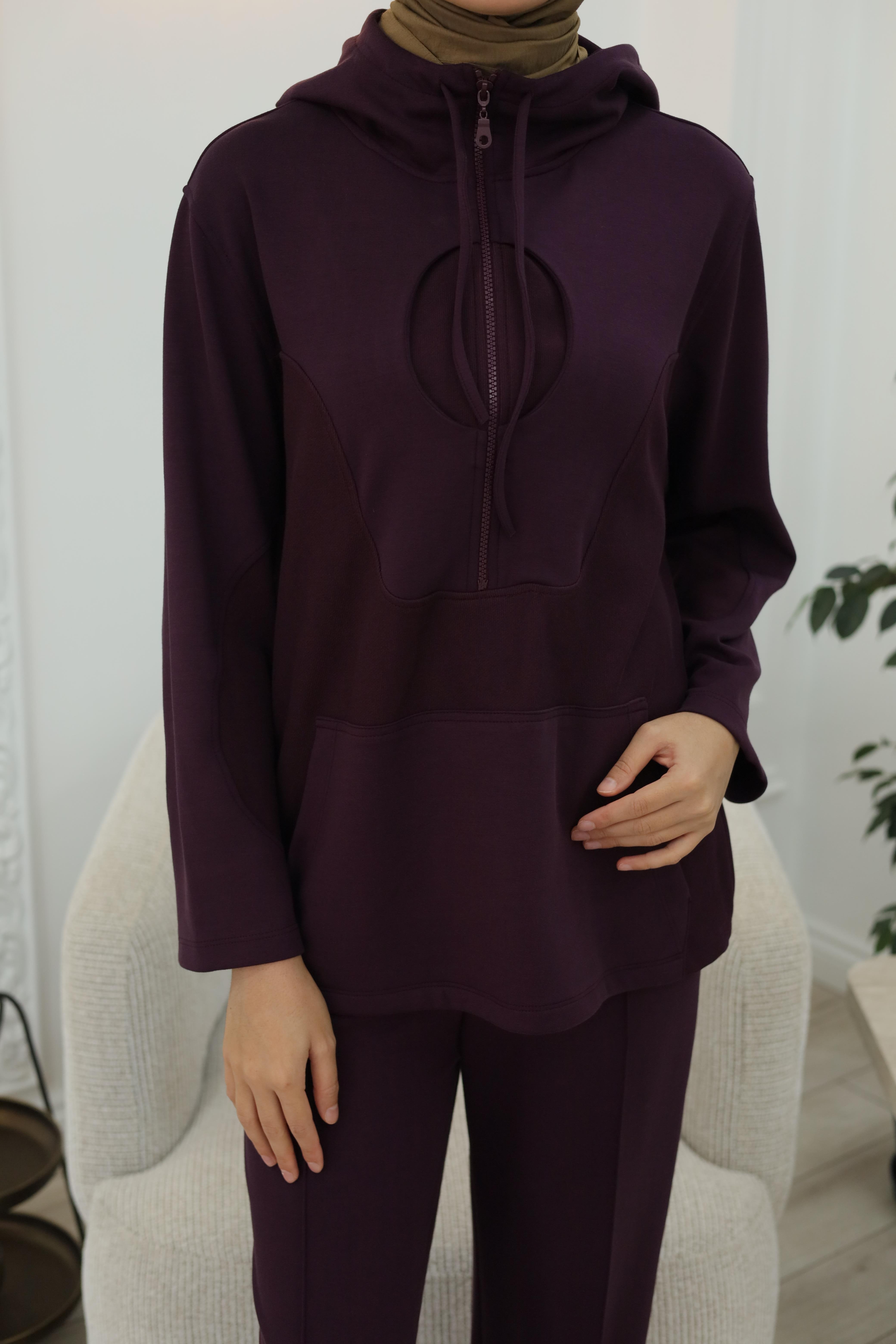 QOOQ Bordo Sweat 26fw207