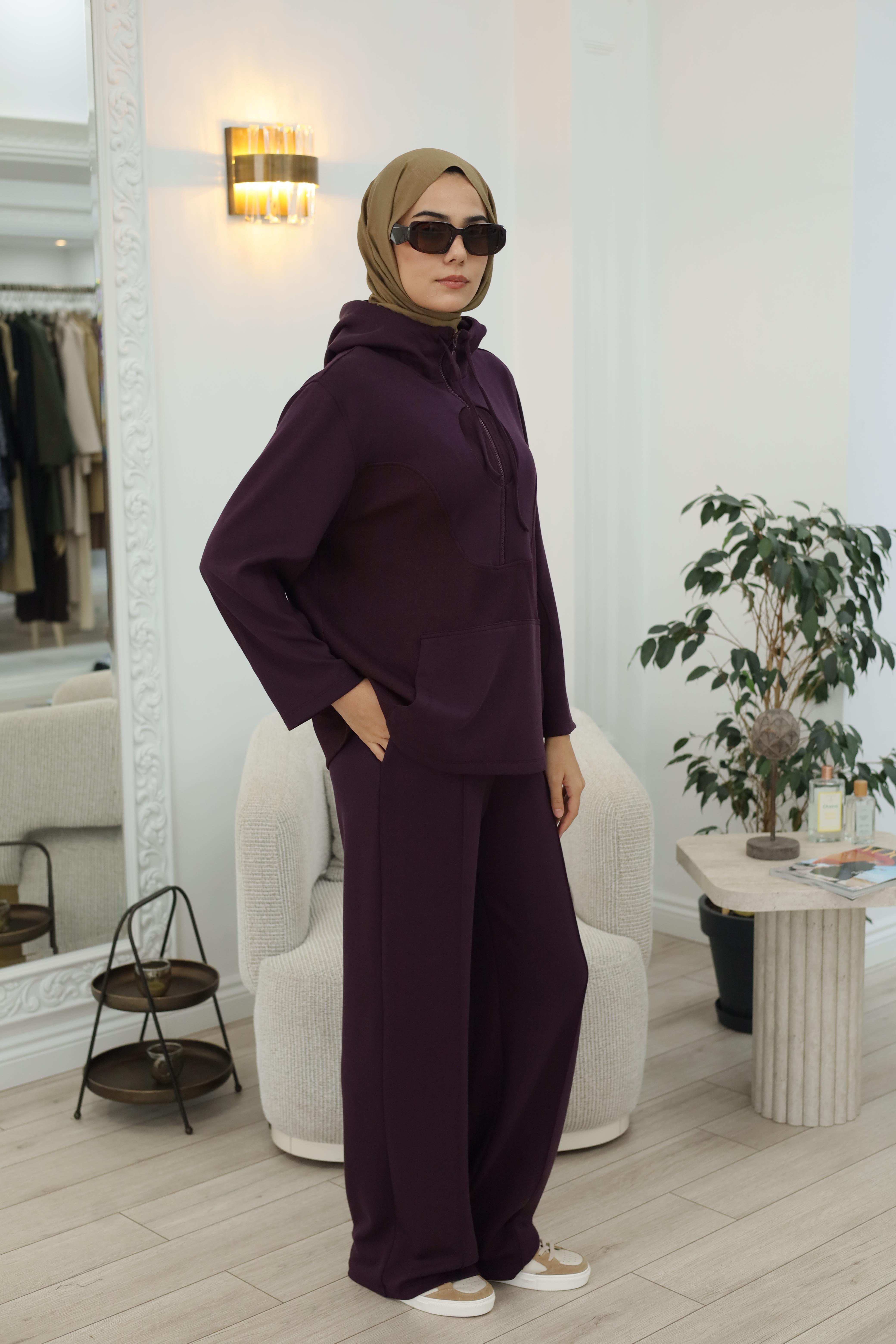 QOOQ Bordo Sweat 26fw207