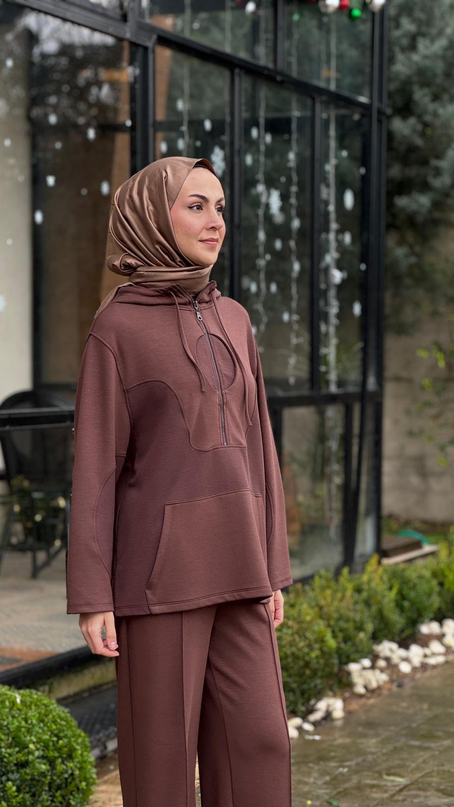 QOOQ Bordo Sweat 26fw207