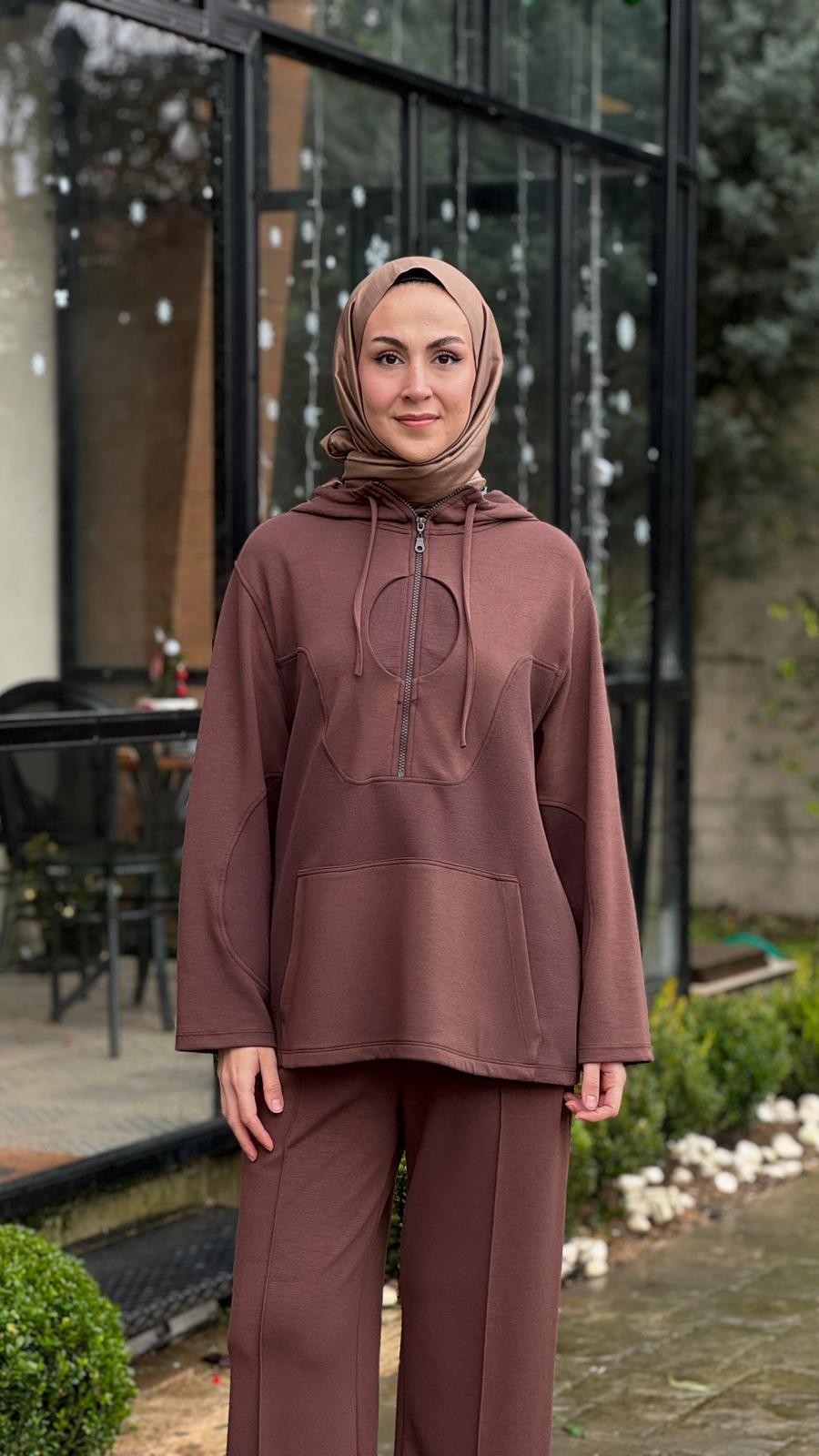 QOOQ Bordo Sweat 26fw207