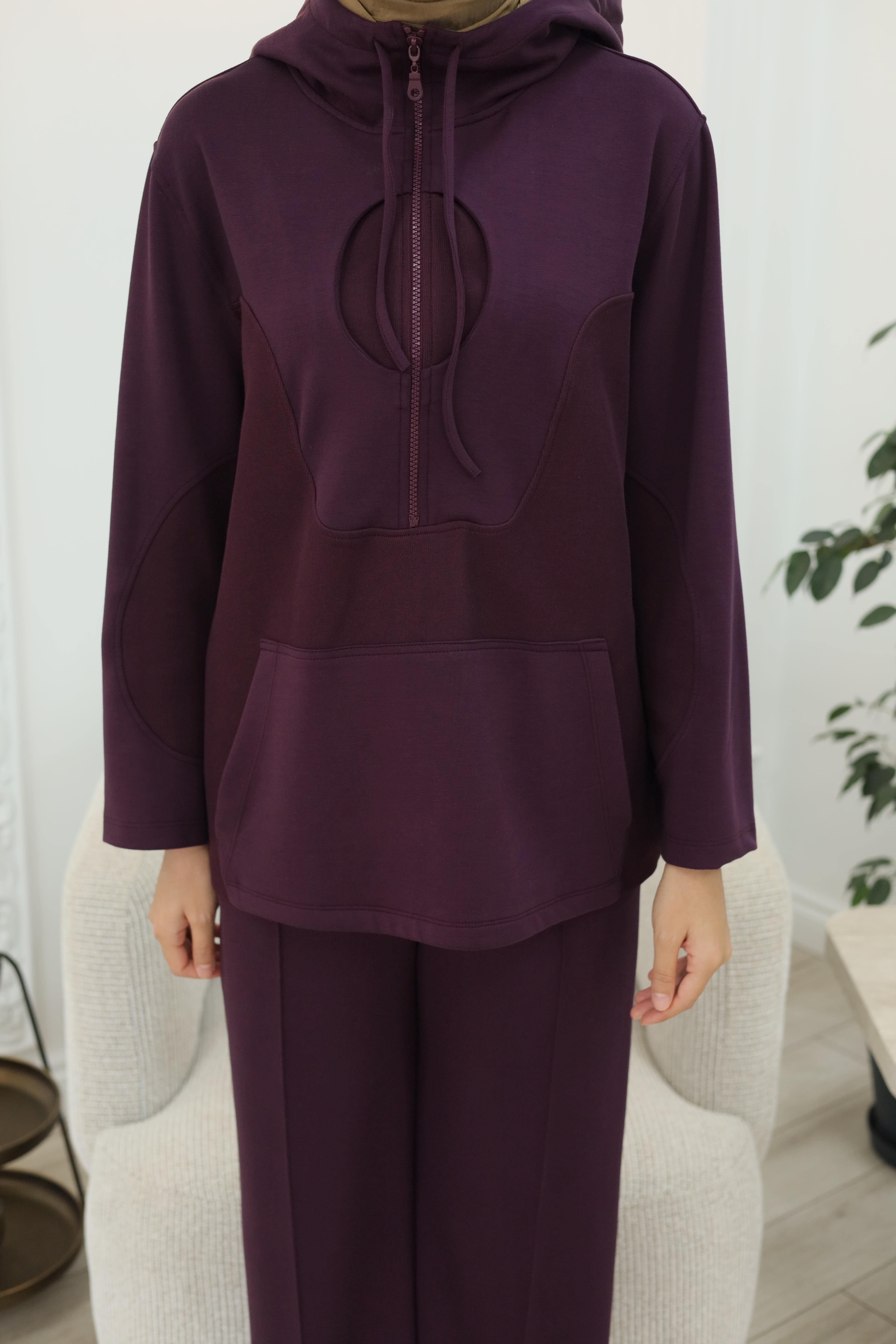 QOOQ Bordo Sweat 26fw207