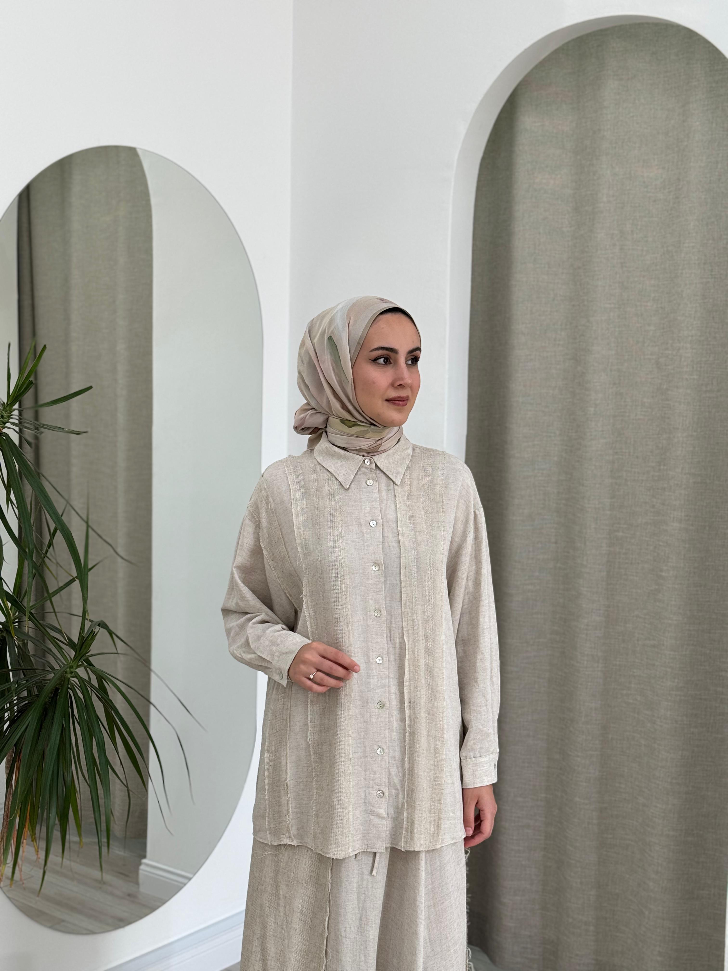 QOOQ Çakıl Gömlek 25ss219