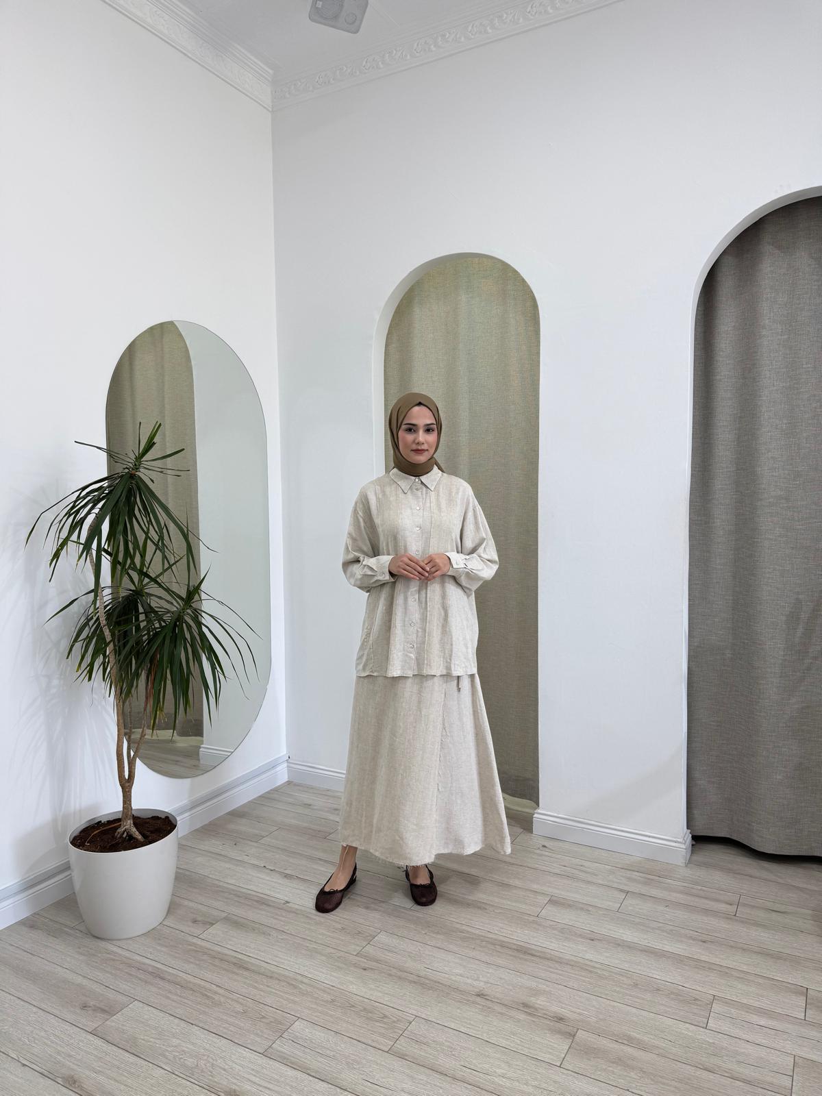 QOOQ Çakıl Gömlek 25ss219