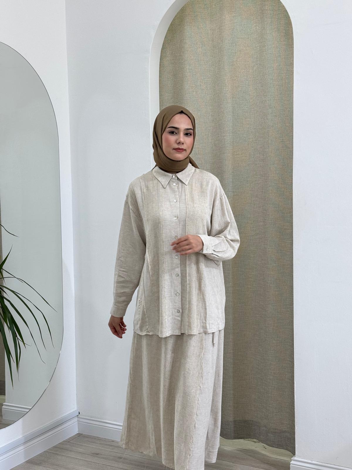 QOOQ Çakıl Gömlek 25ss219