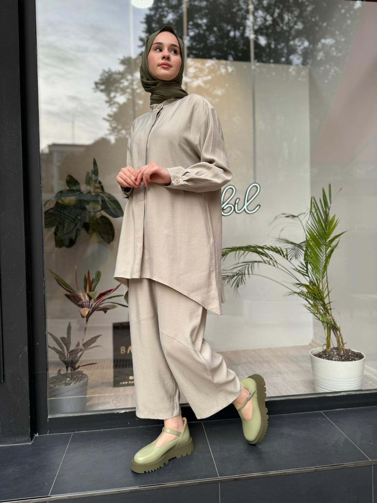 QOOQ Dorle Takım Vizon 24ss233