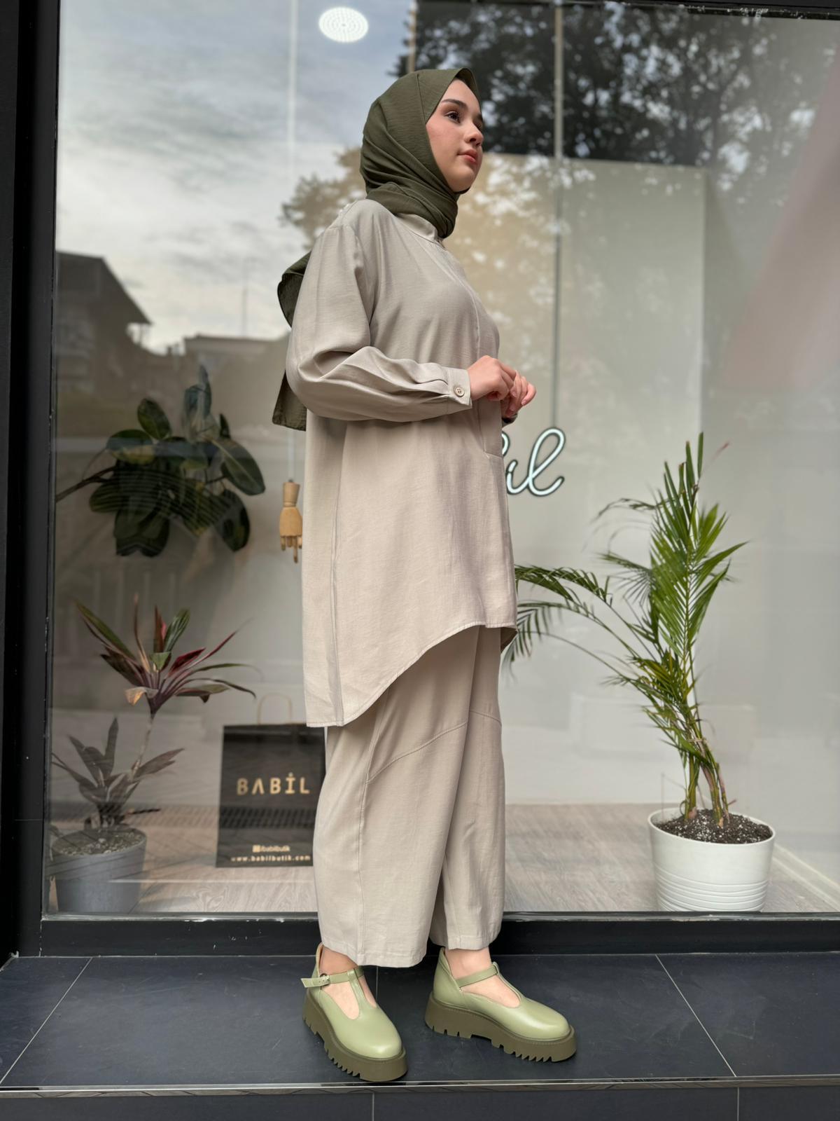 QOOQ Dorle Takım Vizon 24ss233