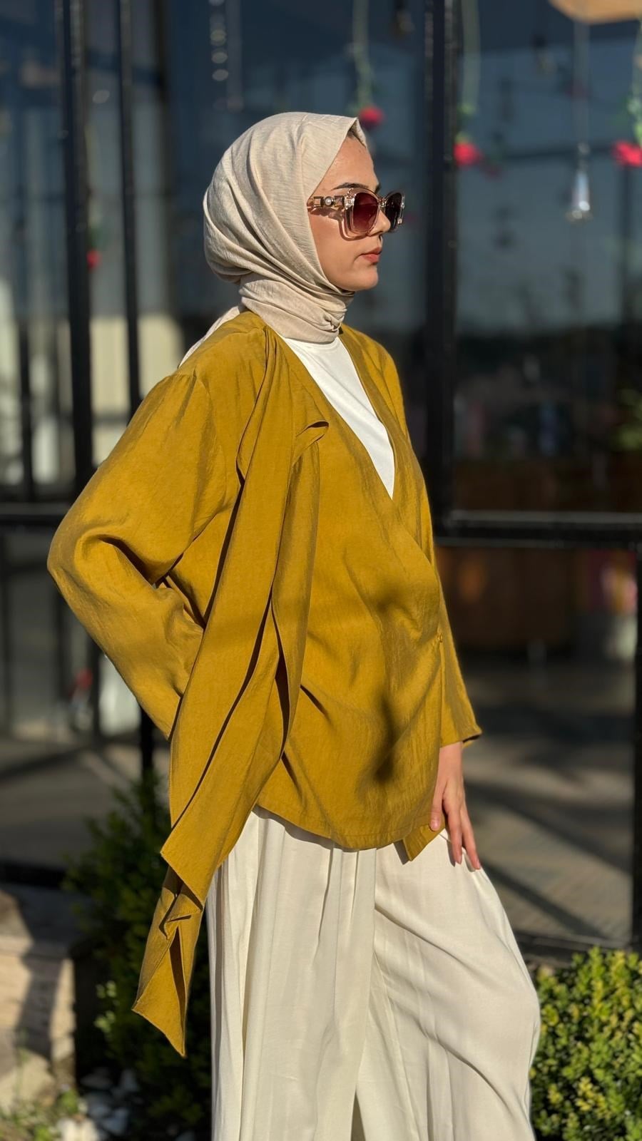 QOOQ Elix Kısa Kimono 26ss607