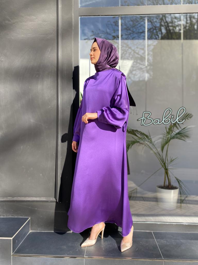 QOOQ Eliza Elbise Mor 24fw401