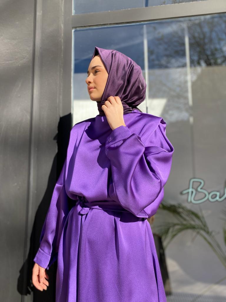 QOOQ Eliza Elbise Mor 24fw401