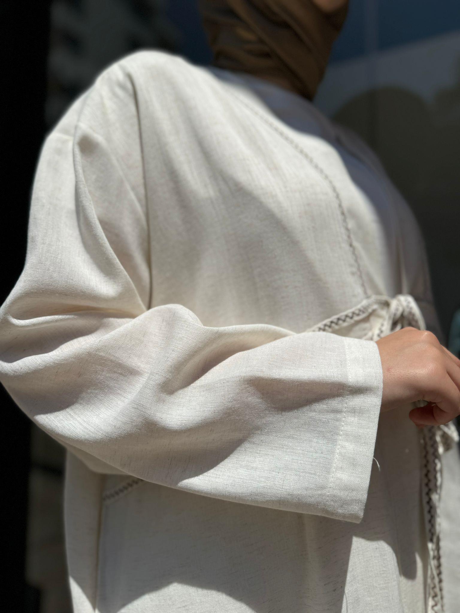 QOOQ Feronia Kimono Ekru 24ss607
