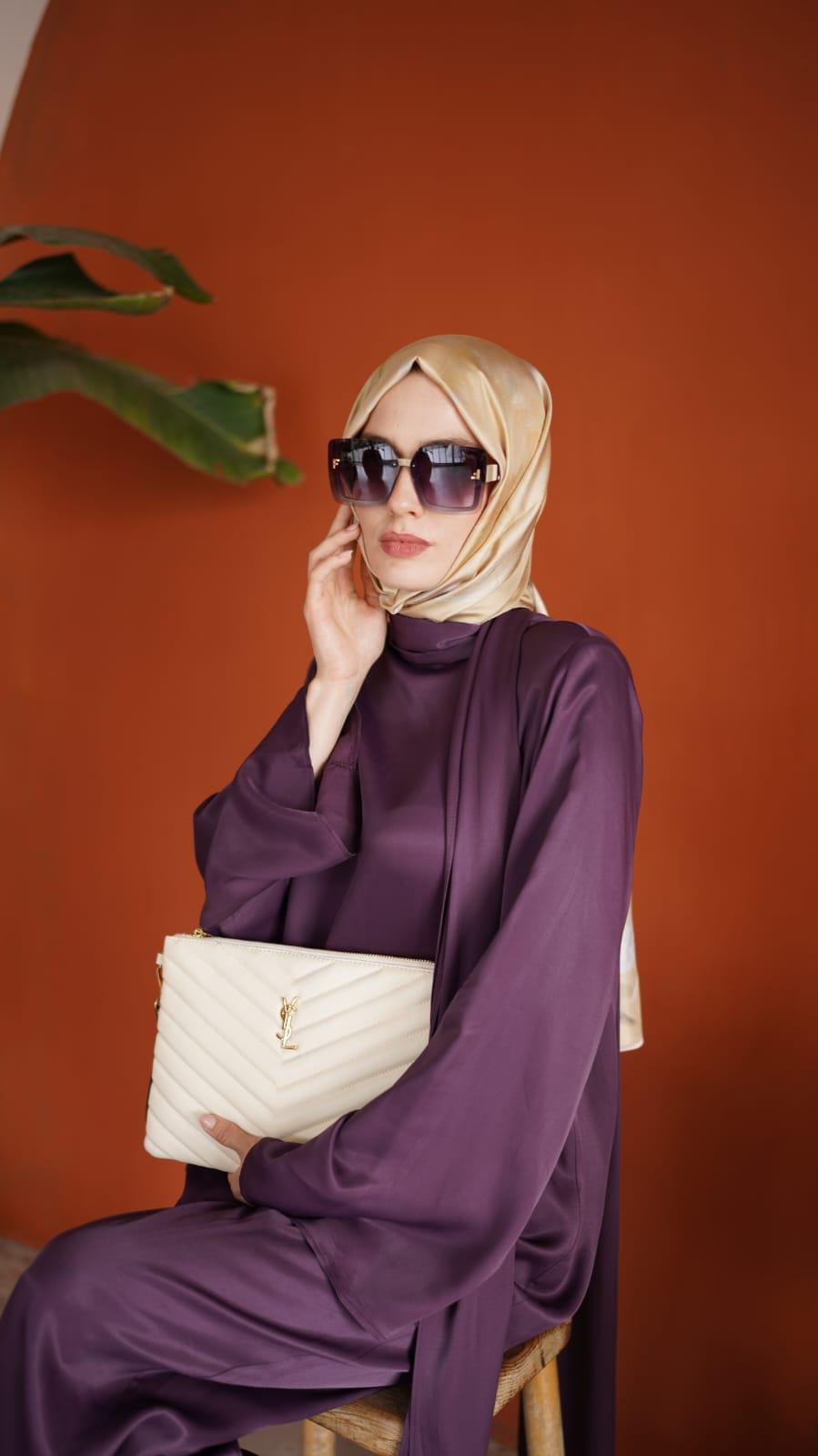 QOOQ Ferse Takım Mor 25fw225