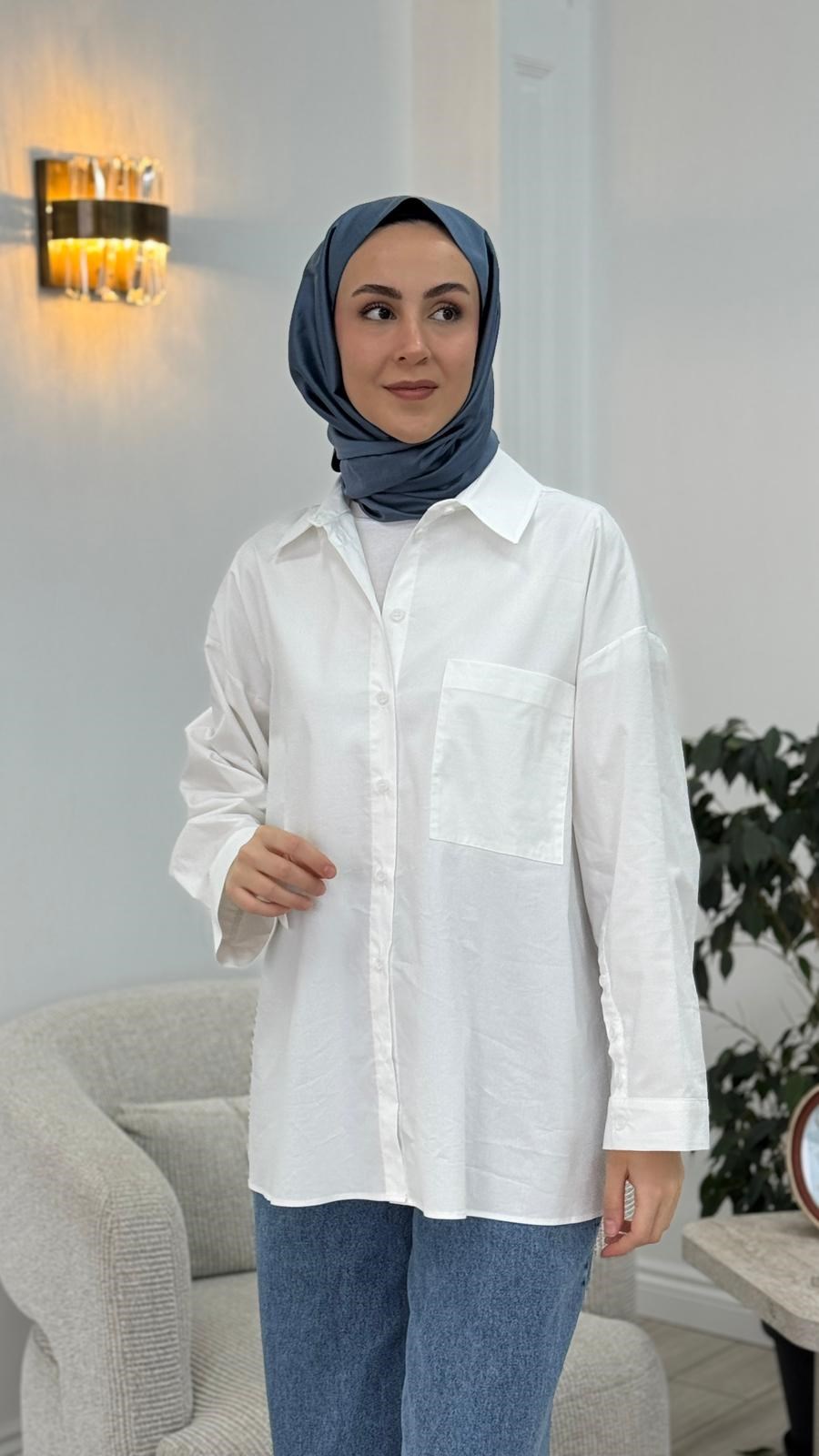 QooQ Holy Oversize Gömlek 26ss217