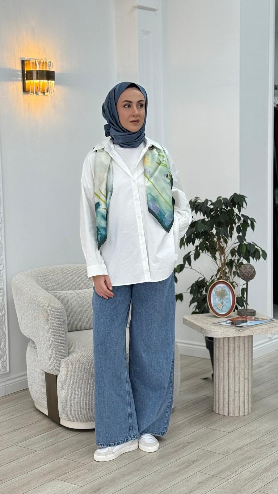 QooQ Holy Oversize Gömlek 26ss217